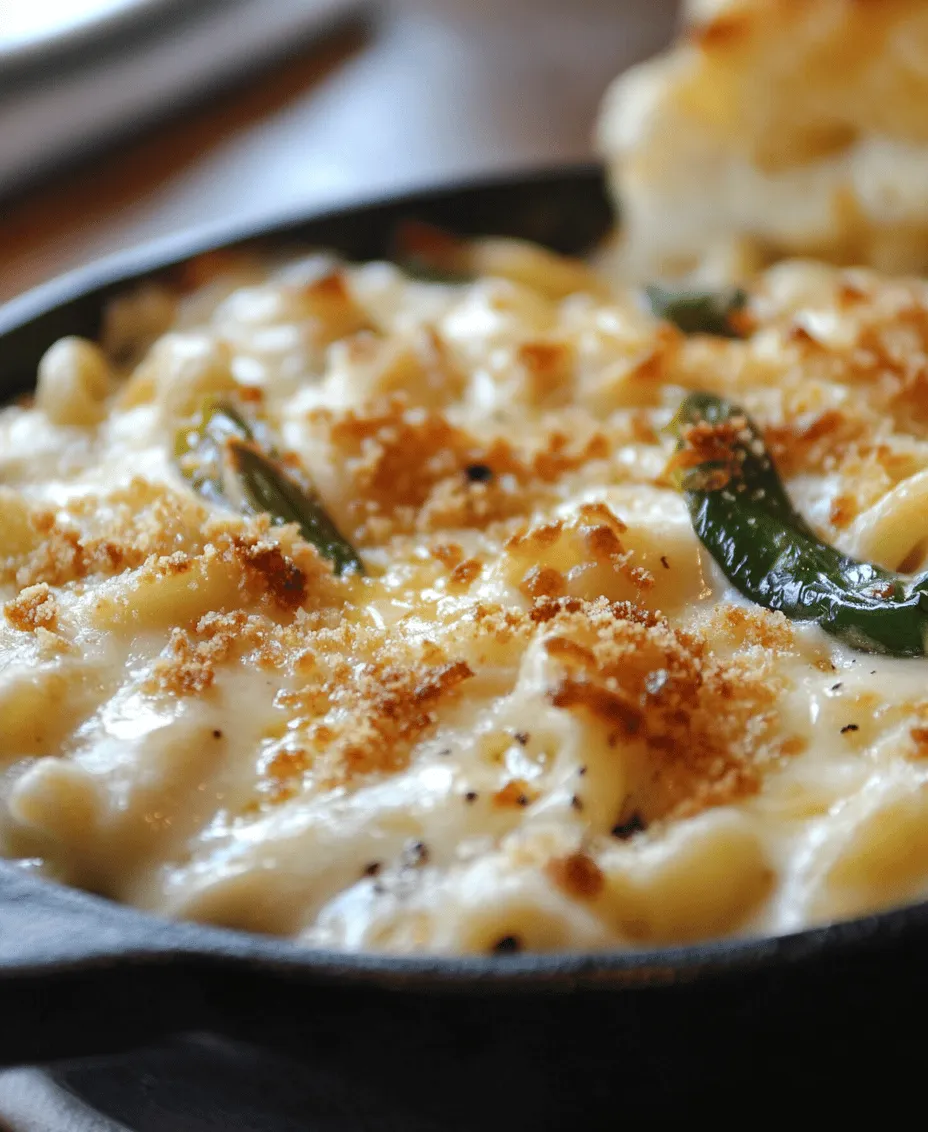 Creating a memorable Poblano Gouda Mac & Cheese begins with an understanding of its unique flavor profile. The dish harmoniously combines the creaminess of cheese with the smokiness of roasted poblano peppers, resulting in a layered flavor experience that tantalizes the taste buds.