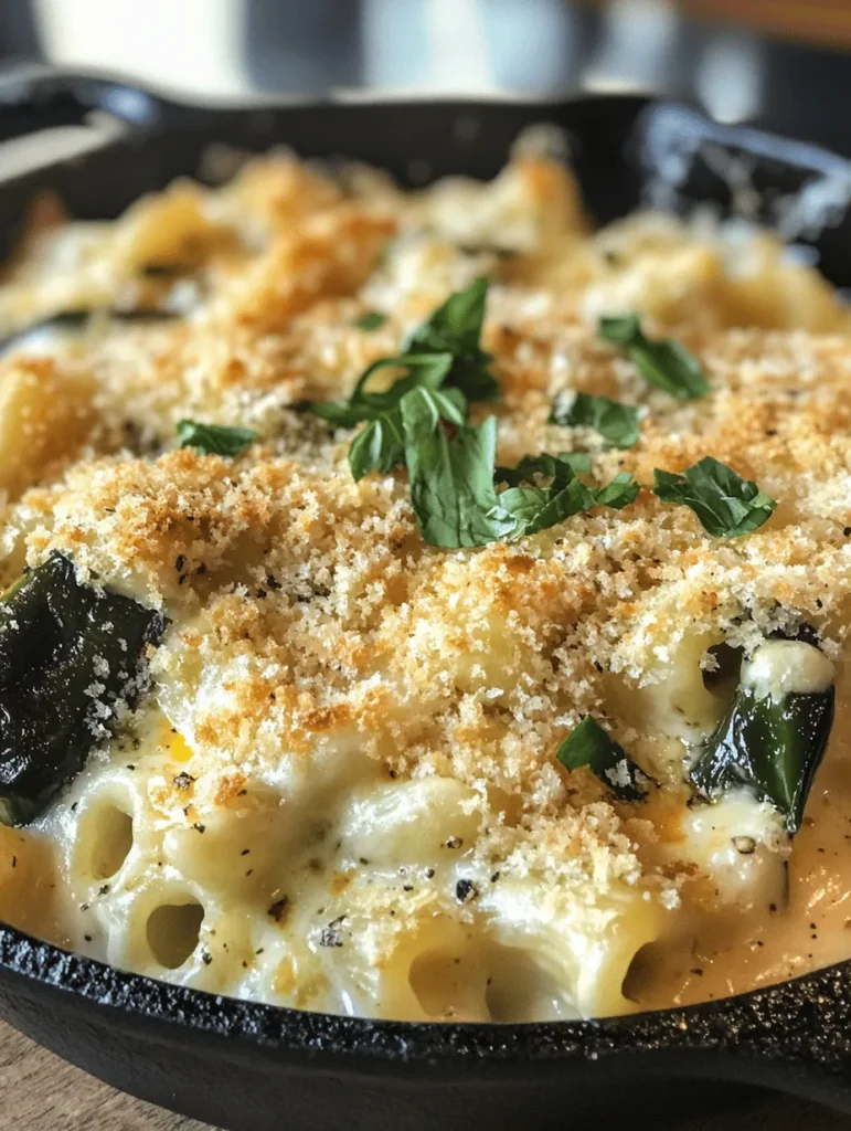 Creating a memorable Poblano Gouda Mac & Cheese begins with an understanding of its unique flavor profile. The dish harmoniously combines the creaminess of cheese with the smokiness of roasted poblano peppers, resulting in a layered flavor experience that tantalizes the taste buds.
