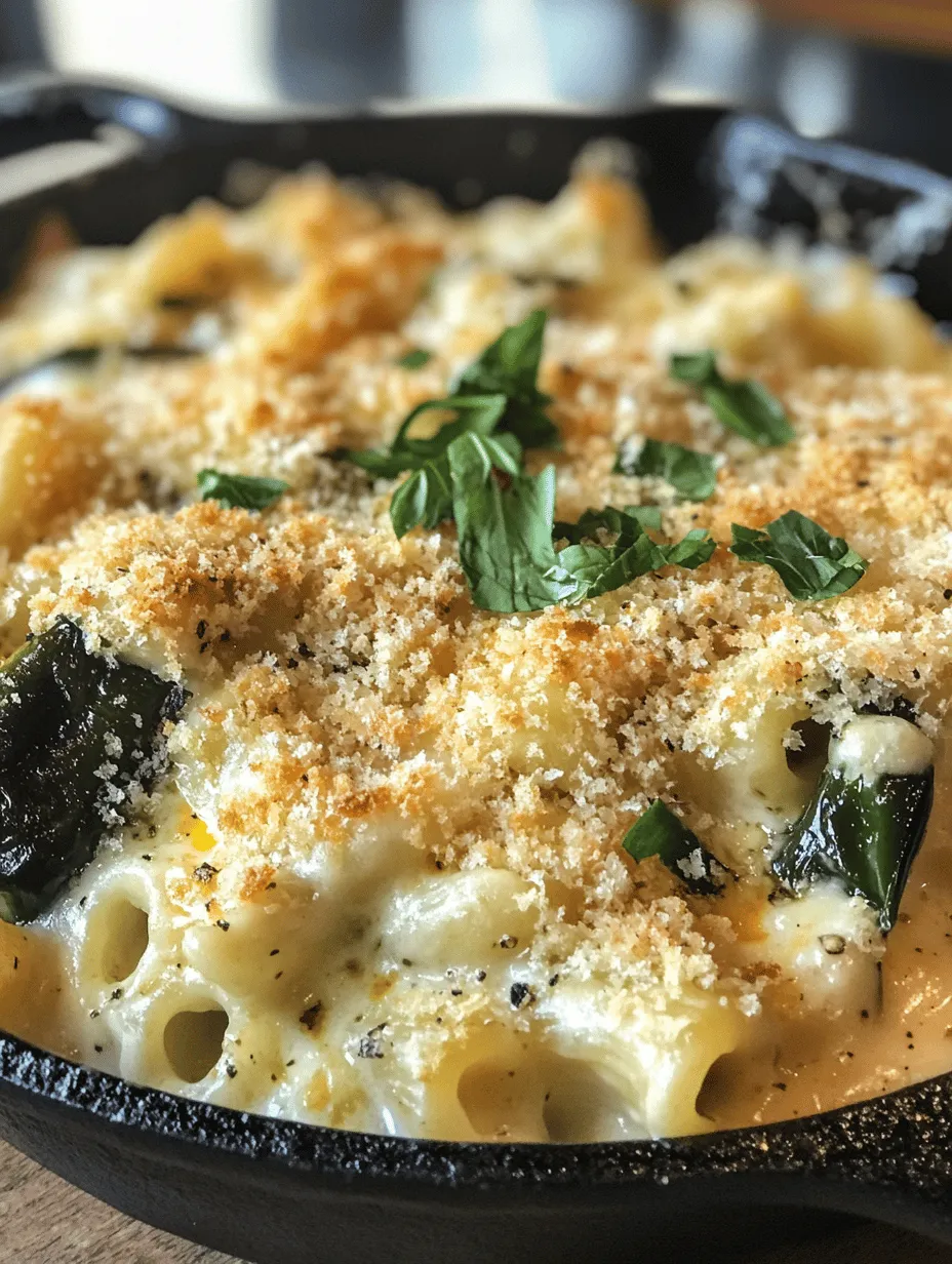 Creating a memorable Poblano Gouda Mac & Cheese begins with an understanding of its unique flavor profile. The dish harmoniously combines the creaminess of cheese with the smokiness of roasted poblano peppers, resulting in a layered flavor experience that tantalizes the taste buds.