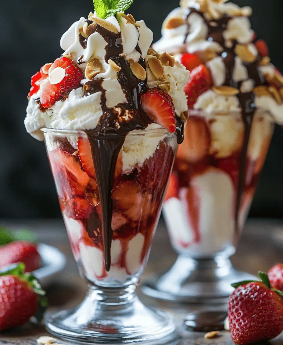 As the warm sun heralds the arrival of summer, there’s nothing quite like indulging in a delightful strawberry sundae. This classic dessert captures the essence of the season with its vibrant colors, refreshing flavors, and creamy textures. Strawberry sundaes are more than just a treat; they evoke cherished memories of summer gatherings, family picnics, and visits to ice cream parlors. The combination of fresh strawberries, rich vanilla ice cream, and fluffy whipped cream creates a heavenly dessert that is both satisfying and nostalgic.