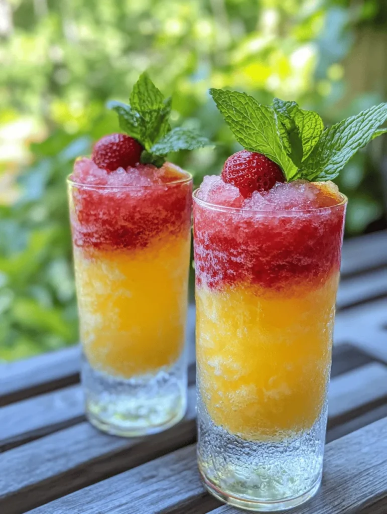 As the temperatures rise and sunny days become more frequent, there's nothing quite like a refreshing slushie to quench your thirst and cool you down. The Pineapple Strawberry Swirled Slushies are a delightful option that not only bring a burst of tropical flavor but also showcase the vibrant colors of fresh fruit. This recipe is perfect for anyone looking to indulge in a sweet treat that is both satisfying and refreshing, making it a wonderful addition to summer parties, picnics, or simply a cozy afternoon at home.