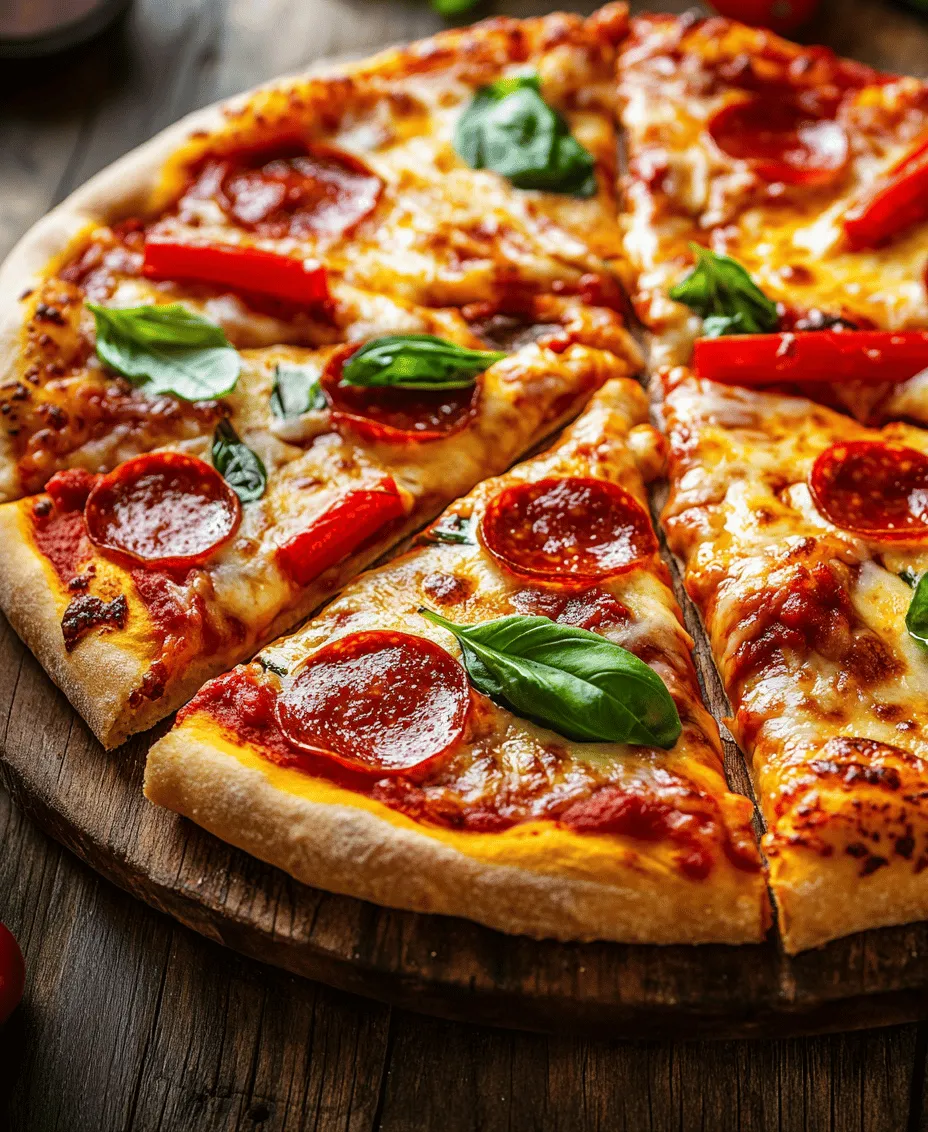 Homemade pizza has surged in popularity over the years, captivating food lovers with its irresistible aroma and the satisfaction of crafting a delicious meal from scratch. There’s something uniquely rewarding about rolling out your own dough, layering on your favorite toppings, and watching as it transforms in the oven into a bubbly, cheesy masterpiece. Among the myriad of pizza recipes available, the Cheesy Delight 12 Inch Pizza stands out. This recipe showcases the beauty of simplicity, allowing the flavors of fresh ingredients to shine through while still being adaptable to suit individual tastes.
