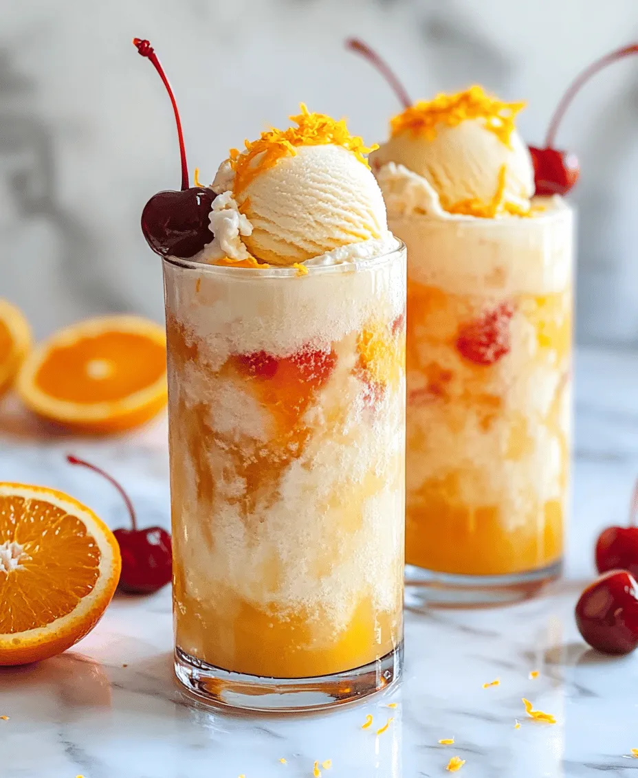 The key to an extraordinary Orange Dreamsicle Soda lies in selecting the right ingredients. Each component plays a critical role in achieving that perfect balance of flavors and textures that make this drink so special.