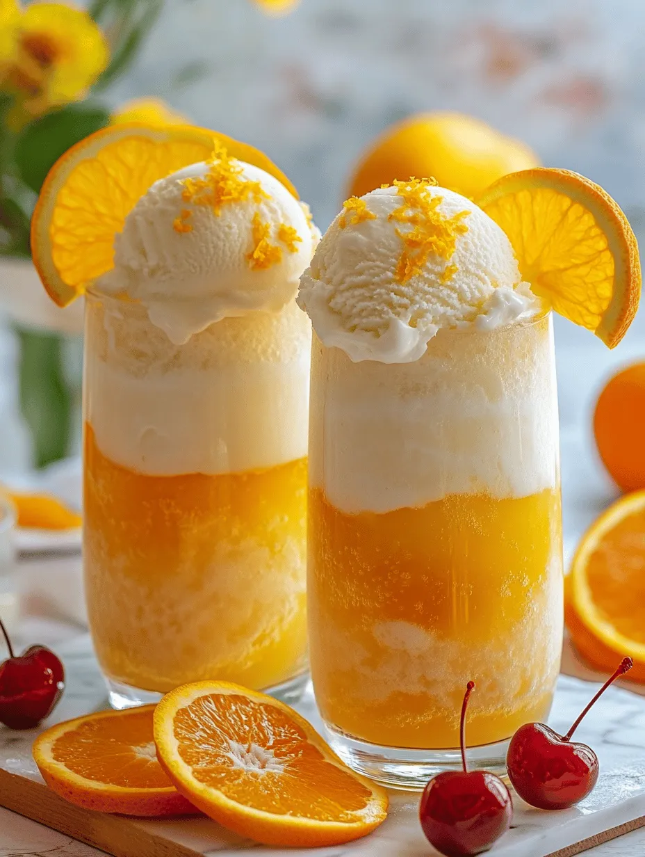 The key to an extraordinary Orange Dreamsicle Soda lies in selecting the right ingredients. Each component plays a critical role in achieving that perfect balance of flavors and textures that make this drink so special.