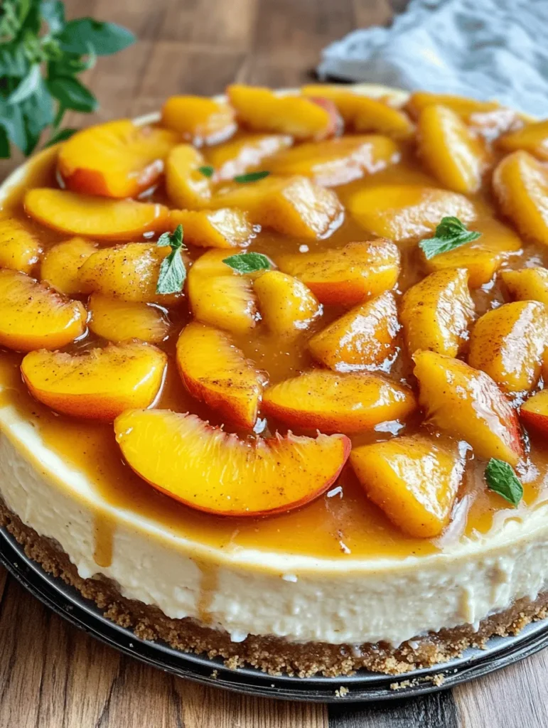 As the summer sun shines brightly and temperatures rise, our cravings often shift towards lighter, refreshing desserts that celebrate the season's bounty. One dessert that beautifully embodies the spirit of summer is Peach Cobbler Cheesecake. This dessert stands out not only for its delicious flavor but also for its stunning presentation, making it a perfect choice for family gatherings, barbecues, or a cozy night in. The Peach Cobbler Cheesecake merges the creamy richness of traditional cheesecake with the sweet and tangy notes of ripe peaches, offering a delightful experience in every bite.