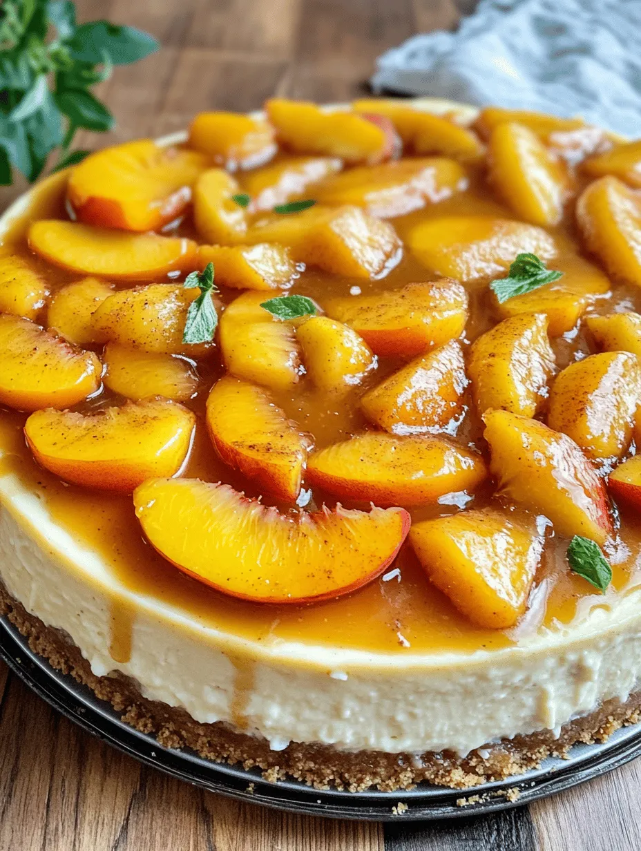 As the summer sun shines brightly and temperatures rise, our cravings often shift towards lighter, refreshing desserts that celebrate the season's bounty. One dessert that beautifully embodies the spirit of summer is Peach Cobbler Cheesecake. This dessert stands out not only for its delicious flavor but also for its stunning presentation, making it a perfect choice for family gatherings, barbecues, or a cozy night in. The Peach Cobbler Cheesecake merges the creamy richness of traditional cheesecake with the sweet and tangy notes of ripe peaches, offering a delightful experience in every bite.