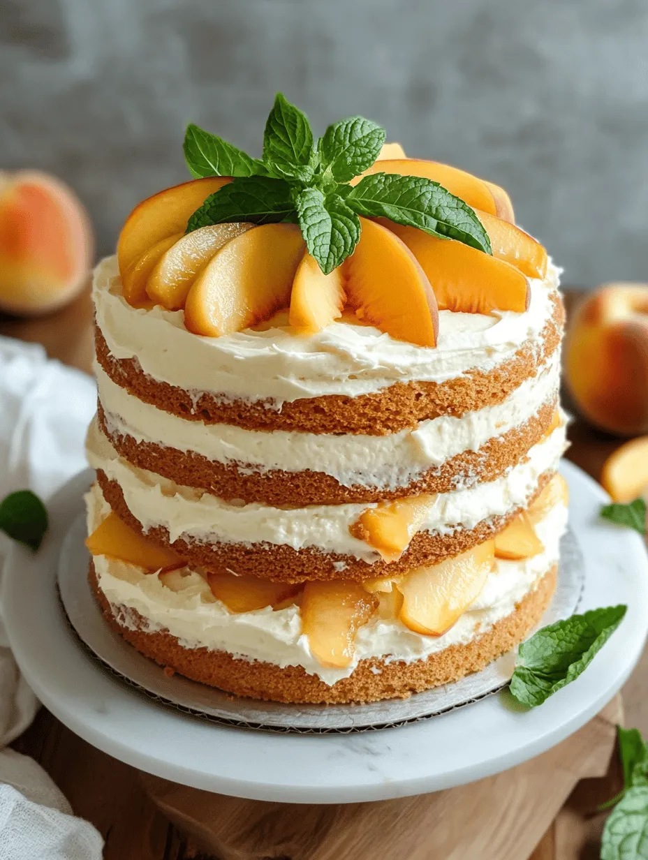 The foundation of any great layer cake is, of course, the cake itself. In our Peaches and Cream Layer Cake, we will be using several key ingredients that work together to create a moist, flavorful, and tender cake.