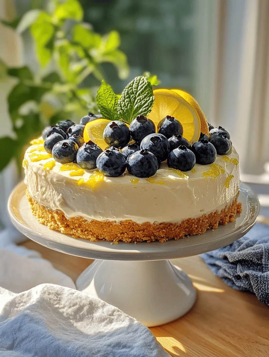 As the temperatures rise and summer approaches, there’s nothing quite like a refreshing dessert to cool you down. Enter the No-Bake Lemon Dazzling Blueberry Cream Cake—a delightful treat that perfectly captures the essence of warm weather. This cake is not only visually appealing with its vibrant colors but also offers a symphony of flavors that dance on your palate. The zesty lemon filling combined with the sweet burst of blueberries creates a harmonious balance that is sure to please a variety of taste preferences.