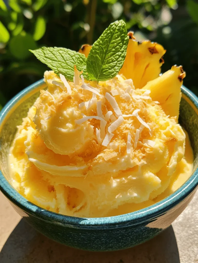 Pineapple soft serve is a delightful twist on traditional ice cream, offering a refreshing taste that is perfect for warm weather or any time you crave a sweet treat. This homemade dessert captures the tropical essence of pineapple, turning the vibrant fruit into a creamy, smooth soft serve that can be enjoyed by everyone, especially in the summertime. What makes this treat even more appealing is its simplicity—achieving a delicious soft serve in just 10 minutes is not only a time-saver but also a fun activity for families and friends to enjoy together.