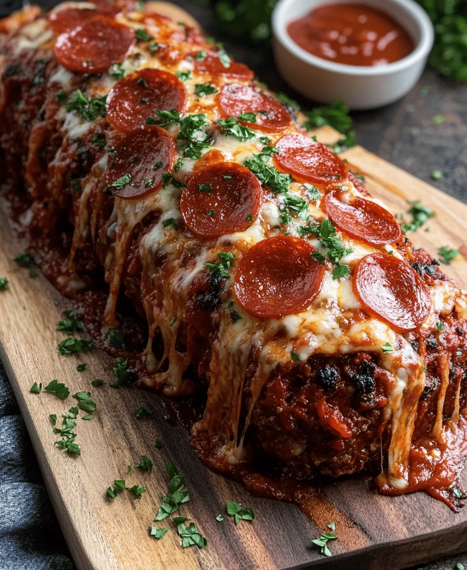 If you're a fan of comfort food, you're likely familiar with the classic meatloaf. But have you ever thought about giving this timeless dish a fresh twist? Enter the <strong>Traeger Pizza Meatloaf Extravaganza</strong>—a culinary creation that combines the hearty, satisfying essence of meatloaf with the delightful flavors of your favorite pizza. This innovative recipe takes the best of both worlds and elevates it to a whole new level, offering a unique dining experience that promises to please both meatloaf aficionados and pizza lovers alike.” /></p>
</p>
<h3>Shaping and Glazing the Meatloaf</h3>
</p>
<p>Once you’ve prepared your meat mixture for the Traeger Pizza Meatloaf Extravaganza, the next step is to shape it properly for even cooking. To begin, lightly flour your hands to prevent sticking and then transfer the meat mixture onto a parchment-lined baking sheet or a meatloaf pan.</p>
</p>
<p><strong>Techniques for Shaping the Meatloaf for Even Cooking</strong></p>
<p>Shape the meat into a loaf approximately 2 inches high, 3-4 inches wide, and 8-10 inches long. This size allows for consistent cooking throughout. Ensure that the surface is smooth and even, as this will help with the overall presentation and cooking process.</p>
</p>
<p><strong>Importance of Creating a Slight Indent in the Center</strong></p>
<p>To promote even cooking and prevent the meatloaf from bulging in the center, create a slight indentation down the middle of the loaf with your fingers. This helps the meatloaf cook uniformly, allowing the heat to penetrate more evenly, and it gives the meatloaf a nice aesthetic once it’s glazed.</p>
</p>
<p><strong>Instructions for Glazing the Meatloaf with Pizza Sauce</strong></p>
<p>Next, it’s time to glaze the meatloaf, which is a crucial step for enhancing both flavor and appearance. Using your favorite pizza sauce, generously coat the top and sides of the shaped meatloaf. You can either use a brush for a thin layer or a spatula for a thicker coat. The glaze will caramelize as the meatloaf cooks, creating a deliciously sticky and flavorful crust.</p>
</p>
<p><strong>How Glazing Enhances Flavor and Presentation</strong></p>
<p>Glazing not only contributes a rich, tangy flavor to the meatloaf but also adds a beautiful sheen that makes it visually appealing. The sugars in the sauce will caramelize, forming a delightful crust that contrasts beautifully with the tender meat interior. This glaze acts as a protective layer, helping to lock in moisture and flavor, making every slice a burst of savory goodness.</p>
</p>
<h3>Cooking the Meatloaf on the Traeger</h3>
</p>
<p>Now it’s time to cook your beautifully shaped and glazed meatloaf on your Traeger grill, which brings a unique smoky flavor that will elevate your dish.</p>
</p>
<p><strong>Detailed Cooking Instructions</strong></p>
<p>Preheat your Traeger grill to 350°F. Once the grill is preheated, carefully place the meatloaf onto the grill grates. Close the lid and allow it to cook for approximately 1 hour. During this time, the meatloaf will absorb the delicious smoky essence from the wood pellets, enhancing its flavor profile.</p>
</p>
<p><strong>Importance of Using a Meat Thermometer to Ensure Perfect Doneness</strong></p>
<p>To ensure your meatloaf is cooked perfectly, use a meat thermometer to check the internal temperature. The USDA recommends a minimum internal temperature of 160°F for ground meats. Insert the thermometer into the center of the loaf for an accurate reading. This step is crucial, as overcooking can lead to a dry meatloaf, while undercooking can pose food safety risks.</p>
</p>
<p><strong>Timing and Cooking Tips for Achieving the Best Texture and Flavor</strong></p>
<p>Keep an eye on your meatloaf during the last few minutes of cooking. If you desire a more caramelized glaze, you can increase the temperature to 400°F for the final 10-15 minutes. This will help form a beautiful crust.</p>
</p>
<p><strong>Optional Step for Adding More Cheese During Cooking</strong></p>
<p>For an extra layer of flavor and gooeyness, consider adding more cheese about 10 minutes before the meatloaf is done. Simply sprinkle shredded mozzarella or your choice of cheese on top of the meatloaf. Close the grill lid and let the cheese melt beautifully into the glaze, creating an irresistible topping that will have everyone coming back for seconds.</p>
</p>
<p><strong>How This Enhances the Overall Dish</strong></p>
<p>Adding cheese not only amps up the flavor but also gives a creamy texture that contrasts delightfully with the savory meatloaf. This indulgent addition is particularly appealing for cheese lovers and will make your Traeger Pizza Meatloaf Extravaganza even more memorable.</p>
</p>
<h3>Resting and Serving the Meatloaf</h3>
</p>
<p>After the meatloaf reaches the appropriate temperature, it’s essential to let it rest before slicing.</p>
</p>
<p><strong>Importance of Resting the Meatloaf Post-Cooking</strong></p>
<p>Resting allows the juices to redistribute throughout the meatloaf, ensuring that each slice is moist and tender. If you cut into it immediately, the juices will run out, leaving you with a drier meatloaf.</p>
</p>
<p><strong>Explanation of How Resting Allows Juices to Redistribute</strong></p>
<p>Let your meatloaf rest for at least 10 minutes on a cutting board, covered loosely with aluminum foil. This short waiting period is crucial; it helps maintain the integrity of the meat and ensures that your guests enjoy a flavorful meal.</p>
</p>
<p><strong>Suggestions for Slicing and Serving</strong></p>
<p>After resting, slice the meatloaf into thick, hearty pieces, about 1 inch wide. Arrange the slices on a serving platter, and for an extra touch, drizzle with additional pizza sauce or sprinkle with fresh herbs like basil or parsley for a pop of color and flavor.</p>
</p>
<p><strong>Ideas for Drizzling with Additional Pizza Sauce for Extra Flavor</strong></p>
<p>Drizzling extra pizza sauce over the top not only enhances the visual appeal but also adds another layer of flavor. Consider offering a side of marinara sauce for dipping, as this will complement the meatloaf beautifully and make for an interactive dining experience.</p>
</p>
<h3>Pairing Suggestions</h3>
</p>
<p>To create a complete meal around your Traeger Pizza Meatloaf Extravaganza, consider these side dishes and beverage pairings.</p>
</p>
<p><strong>Recommended Side Dishes to Complement the Pizza Meatloaf</strong></p>
<p>1. <strong>Garlic Bread</strong>: A classic pairing with any Italian-inspired dish, garlic bread is perfect for scooping up any drizzled pizza sauce.</p>
<p>2. <strong>Mixed Green Salad</strong>: A refreshing salad with a light vinaigrette balances the richness of the meatloaf. Consider using arugula, cherry tomatoes, and shaved Parmesan for a delightful mix.</p>
<p>3. <strong>Roasted Vegetables</strong>: Seasonal roasted vegetables, such as zucchini, bell peppers, and carrots, provide a colorful and nutritious accompaniment, enhancing the overall meal experience.</p>
</p>
<p><strong>Beverage Pairings That Enhance the Meal Experience</strong></p>
<p>When it comes to beverages, a good red wine, such as Chianti or a medium-bodied Merlot, complements the flavors of the meatloaf beautifully. Alternatively, for a non-alcoholic option, a sparkling water with a splash of lemon or a homemade iced tea can refresh the palate.</p>
</p>
<h3>Conclusion</h3>
</p>
<p>The Traeger Pizza Meatloaf Extravaganza is not just another meatloaf recipe; it’s a delightful fusion of flavors that pays homage to the classic pizza experience with a twist. This dish is perfect for family gatherings, weekend cookouts, or even a cozy dinner at home.</p>
</p>
<p>With its smoky flavor profile, cheesy goodness, and savory glaze, this meatloaf is bound to become a household favorite. Don’t hesitate to explore variations of the recipe—perhaps by adding different toppings like jalapeños or customizing the cheese to suit your preferences.</p>
</p>
<p>Cooking with a Traeger grill opens up a world of possibilities, allowing you to create comfort food masterpieces that bring joy to your table. So fire up your grill, gather your ingredients, and get ready to impress your family and friends with this unique and satisfying dish. Happy cooking!</p>
		</div>

				<footer class=