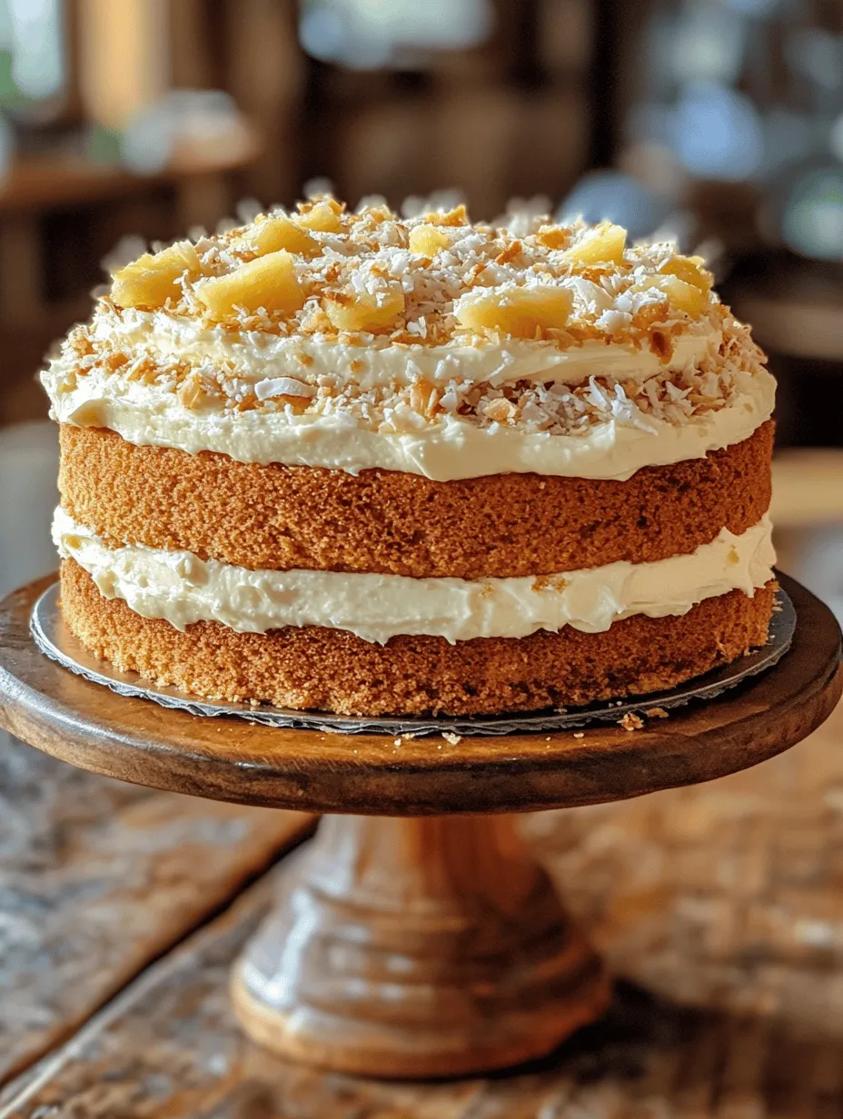 Tropical flavors have a unique way of transporting us to sun-soaked beaches and lush landscapes with every bite. Among the many dessert offerings that celebrate these vibrant tastes, Pineapple Heaven Cake stands out as a moist and delectable treat that can elevate any occasion. This cake, with its sweet, juicy pineapple and creamy frosting, is not only a feast for the palate but also a visual delight, making it perfect for celebrations ranging from birthdays to summer barbecues.