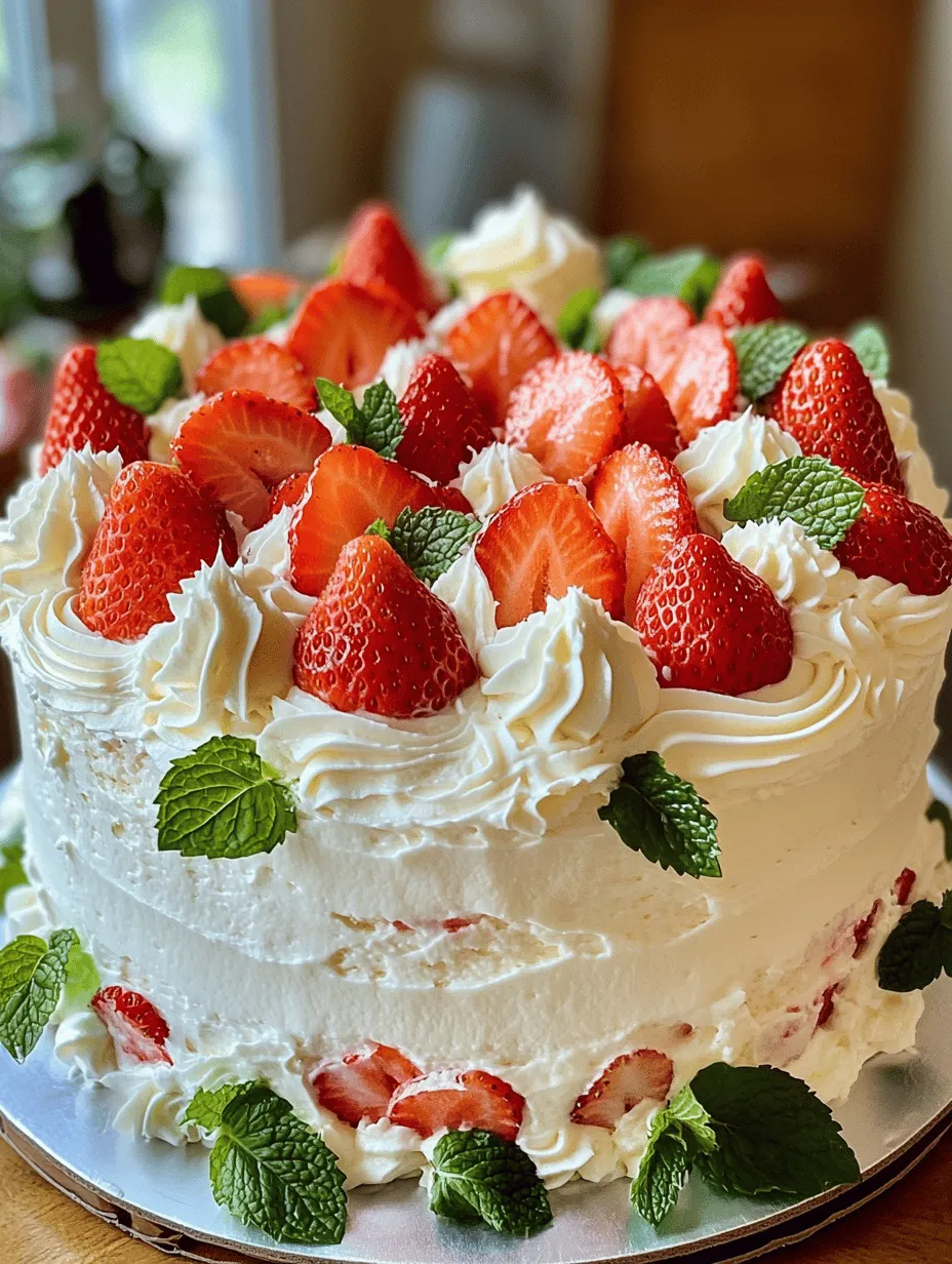 Strawberry Shortcake Layer Cake is a timeless dessert that evokes feelings of warmth and nostalgia. This classic treat is a staple at celebrations, gatherings, and summer picnics, delighting everyone with its vibrant flavors and beautiful presentation. The combination of soft sponge cake, fresh strawberries, and fluffy whipped cream creates an indulgent experience that tantalizes the taste buds. This cake not only satisfies a sweet tooth but also brings a sense of joy and celebration to any table.