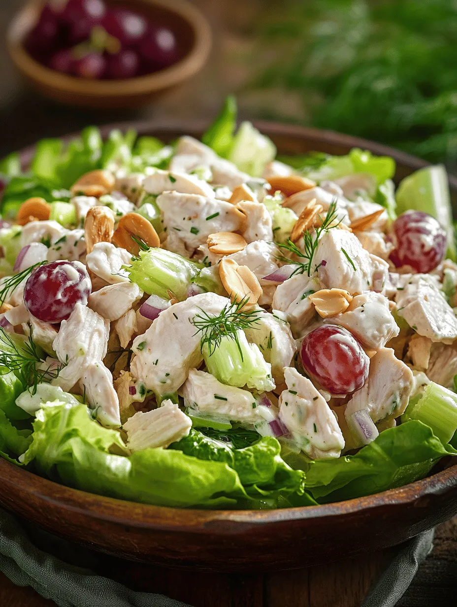 To craft the ultimate Classic Chicken Salad Delight, it’s essential to understand the role of each ingredient that contributes to its iconic taste and texture. Each element not only enhances the dish but also provides nutritional benefits that make this salad not just delicious but also wholesome.