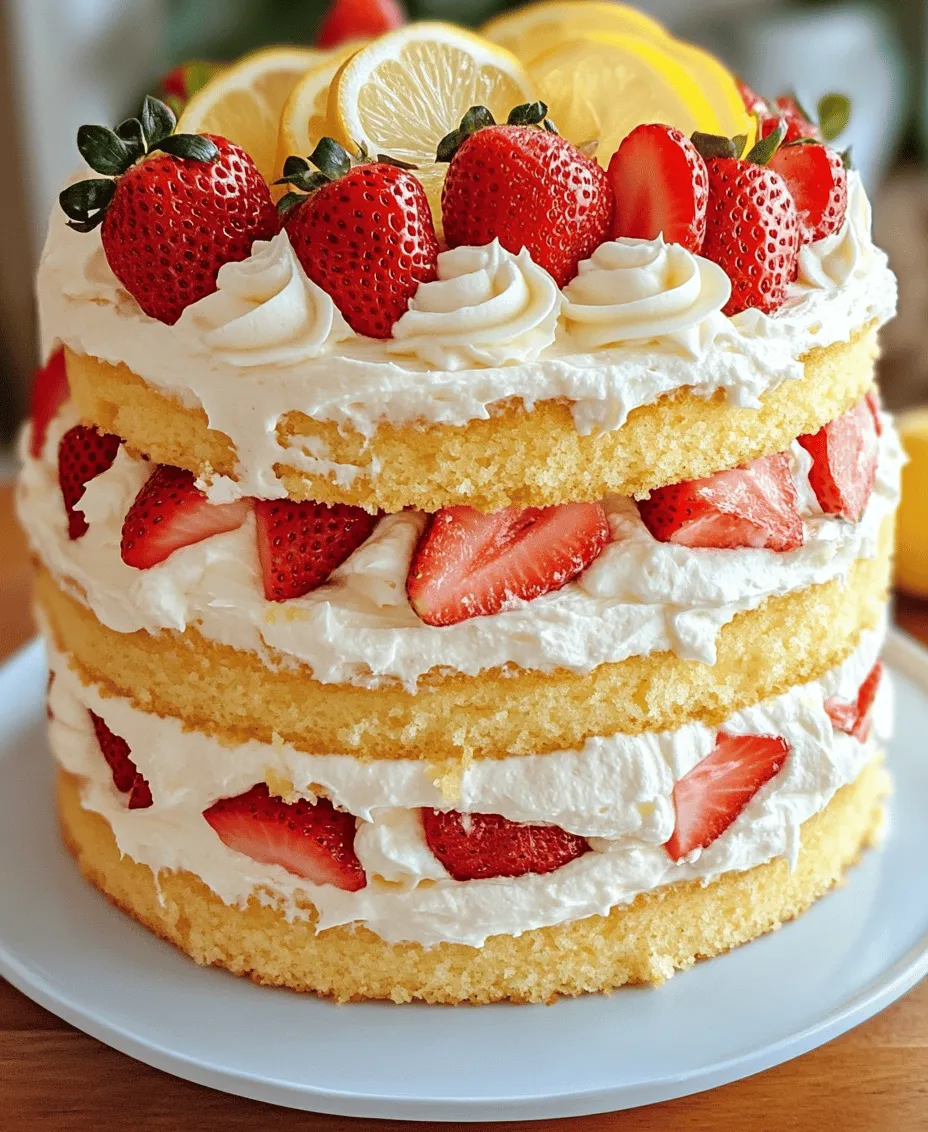 As the warm sun beckons and the days stretch longer, there's nothing quite like the refreshing taste of summer to brighten your spirits. The Strawberry Lemonade Cake embodies this essence perfectly, combining the sweet, juicy flavor of ripe strawberries with the zesty tang of fresh lemons. This delightful dessert is not only a treat for the taste buds but also a visual feast, boasting vibrant colors that reflect the joy of the season. Perfect for gatherings, celebrations, or simply indulging at home, this cake captures the spirit of summer in every bite.