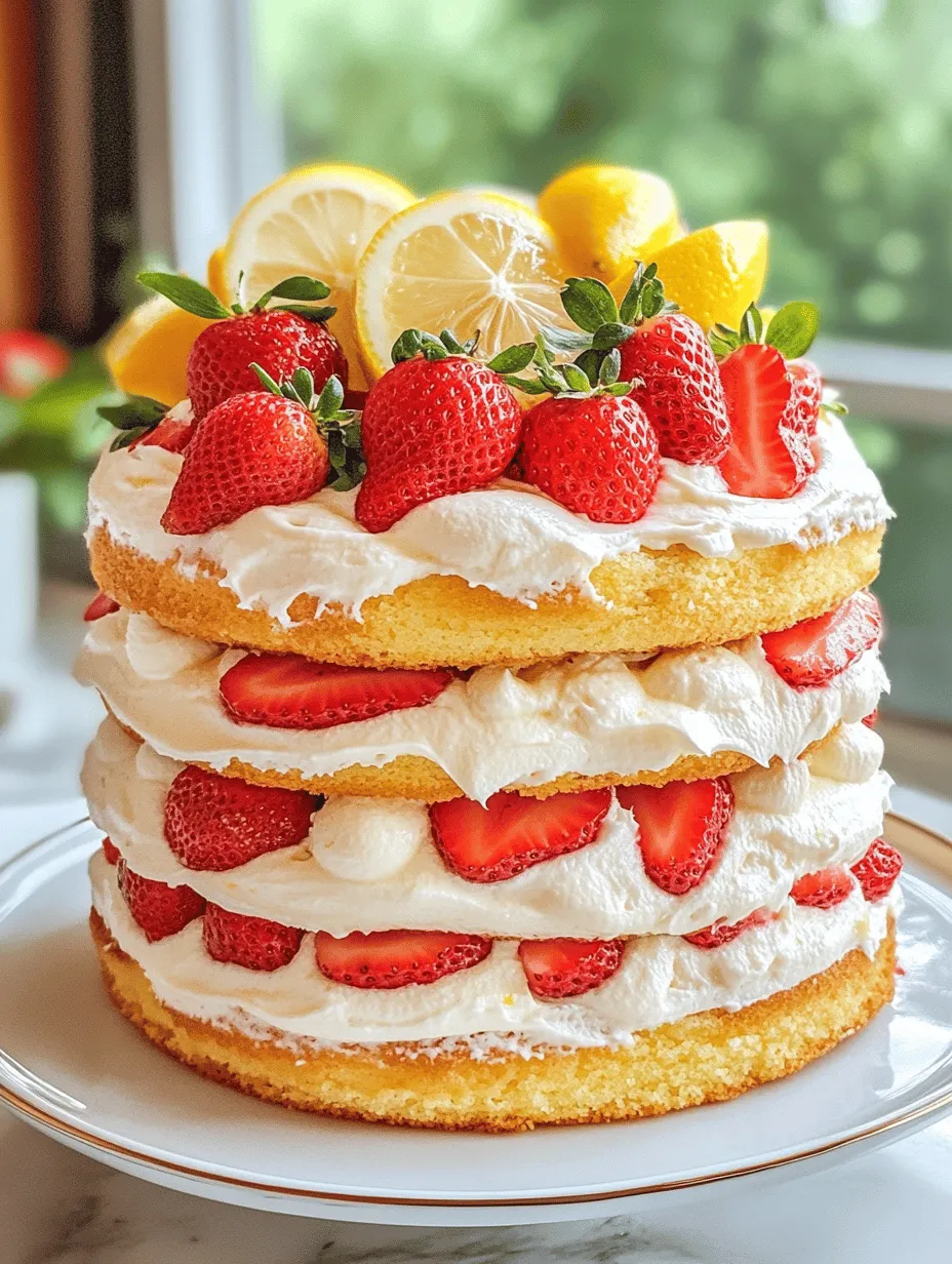 As the warm sun beckons and the days stretch longer, there's nothing quite like the refreshing taste of summer to brighten your spirits. The Strawberry Lemonade Cake embodies this essence perfectly, combining the sweet, juicy flavor of ripe strawberries with the zesty tang of fresh lemons. This delightful dessert is not only a treat for the taste buds but also a visual feast, boasting vibrant colors that reflect the joy of the season. Perfect for gatherings, celebrations, or simply indulging at home, this cake captures the spirit of summer in every bite.