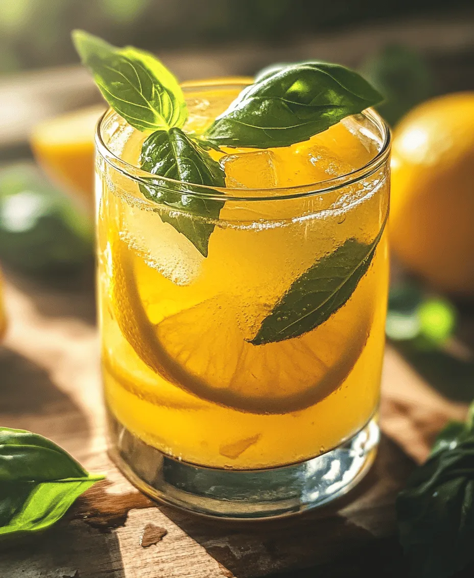 As the temperature rises and summer days stretch longer, the search for refreshing beverages becomes a delightful quest. The right drink can quench your thirst and elevate your mood, making it an essential part of summer gatherings, picnics, and relaxing afternoons under the sun. Among the myriad of options available, the Lemon Basil Spritzer stands out as a unique and invigorating twist on the classic lemonade. This vibrant drink combines the tartness of fresh lemons with the aromatic flavor of basil, resulting in a spritz that is both refreshing and sophisticated.