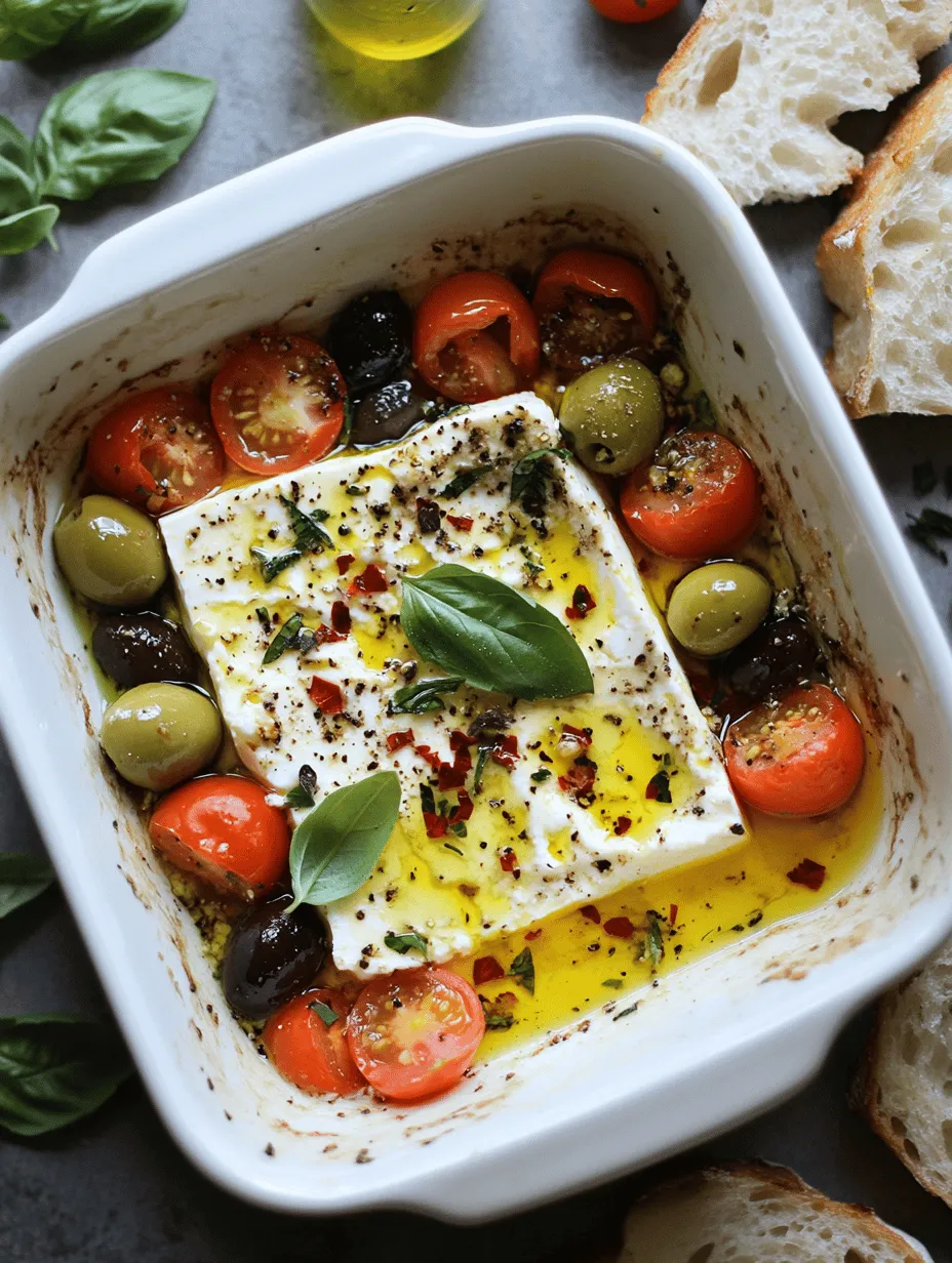 Baked Feta Cheese with Tomatoes and Olives is a delightful dish that encapsulates the essence of Mediterranean cuisine. Originating from the sun-kissed shores of Greece, this dish has surged in popularity across the globe, thanks to its simple yet luxurious flavor profile. Baked feta is not just a dish; it’s a culinary experience that brings together creamy, tangy cheese, vibrant vegetables, and the briny goodness of olives. Whether you serve it as an appetizer, a side dish, or even a main course, this dish is bound to impress your guests and satisfy your taste buds.