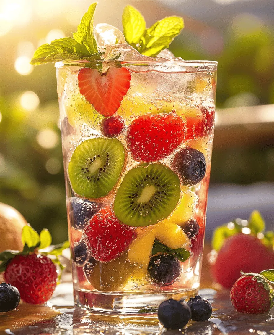 As the sun shines brighter and temperatures rise, the craving for refreshing beverages becomes hard to ignore. Whether it's a backyard barbecue, a family picnic, or simply a warm afternoon spent lounging at home, a delicious drink can elevate any occasion. Enter the Fizzy Fruity Splash: a vibrant and invigorating drink that captures the essence of summer in every sip. This delightful concoction combines sparkling water with a medley of fresh fruits, making it the ideal thirst-quencher for warm weather gatherings and family celebrations.