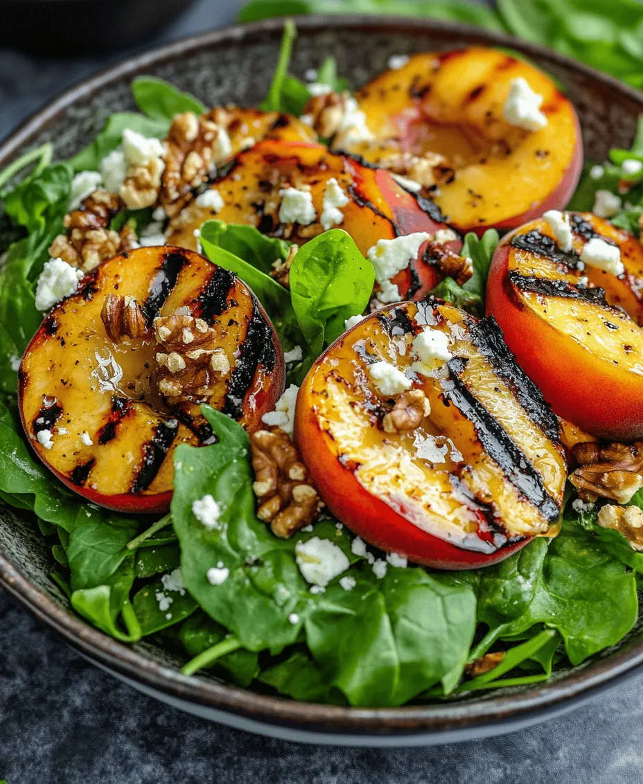 As the summer sun graces us with its warmth, the culinary world bursts into life with vibrant flavors and fresh ingredients. One dish that encapsulates the essence of this beautiful season is the Grilled Peach Salad with Honey-Lime Dressing. This salad is not merely a feast for the eyes; it is a harmonious blend of sweetness, savory goodness, and healthful ingredients that create an unforgettable dining experience. Perfect for light lunches or as a refreshing side dish at barbecues, this salad brings together the juicy flavors of grilled peaches, the crunch of fresh greens, and the creamy richness of feta cheese.
