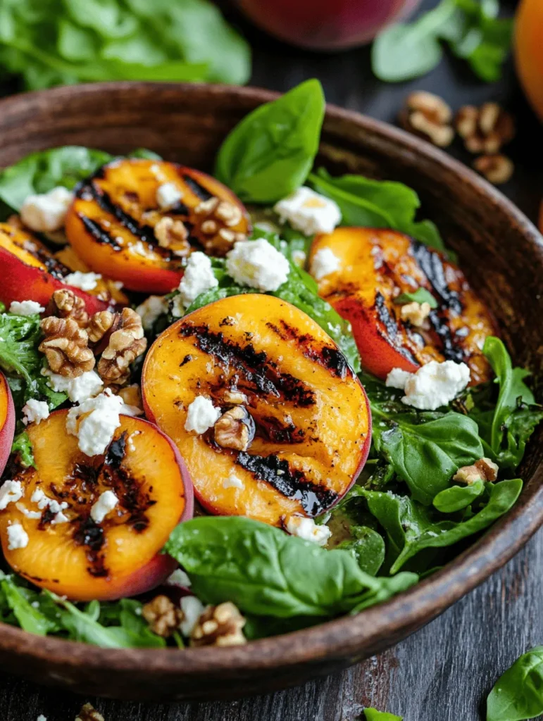 As the summer sun graces us with its warmth, the culinary world bursts into life with vibrant flavors and fresh ingredients. One dish that encapsulates the essence of this beautiful season is the Grilled Peach Salad with Honey-Lime Dressing. This salad is not merely a feast for the eyes; it is a harmonious blend of sweetness, savory goodness, and healthful ingredients that create an unforgettable dining experience. Perfect for light lunches or as a refreshing side dish at barbecues, this salad brings together the juicy flavors of grilled peaches, the crunch of fresh greens, and the creamy richness of feta cheese.