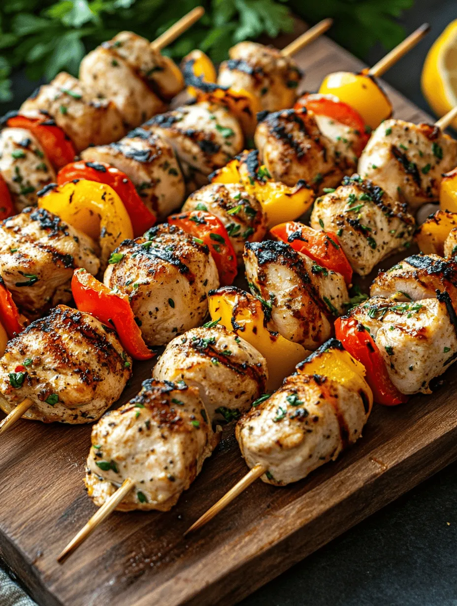 Grilled chicken skewers have taken the culinary world by storm, becoming a staple at outdoor gatherings and festive occasions. Their popularity can be attributed to several factors: