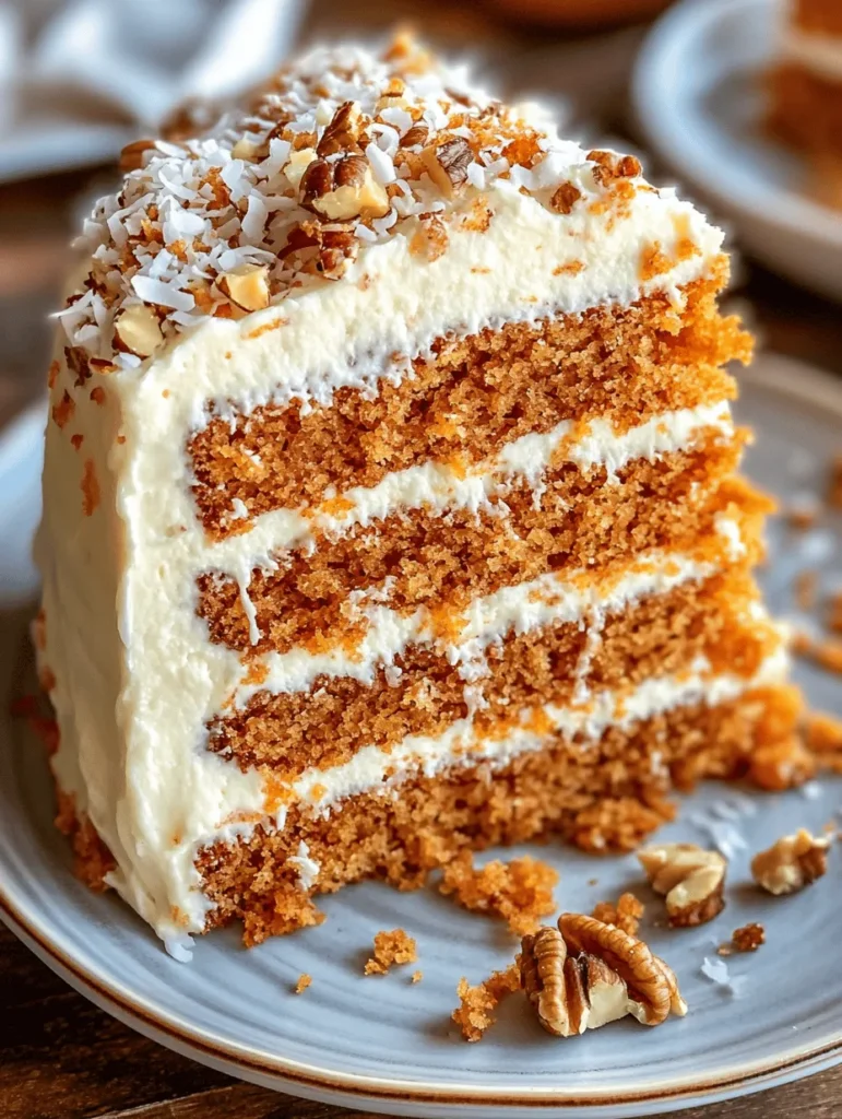 Welcome to the delightful world of Hawaiian Carrot Pineapple Cake, a dessert that brings together the sweet essence of tropical flavors and the comforting warmth of a homemade cake. This cake is a unique fusion of moist carrots and juicy pineapple, creating a perfect balance that tantalizes the taste buds. With its rich and creamy cream cheese frosting, this cake transforms any gathering into a celebration, making it a popular choice for birthdays, potlucks, and family get-togethers.