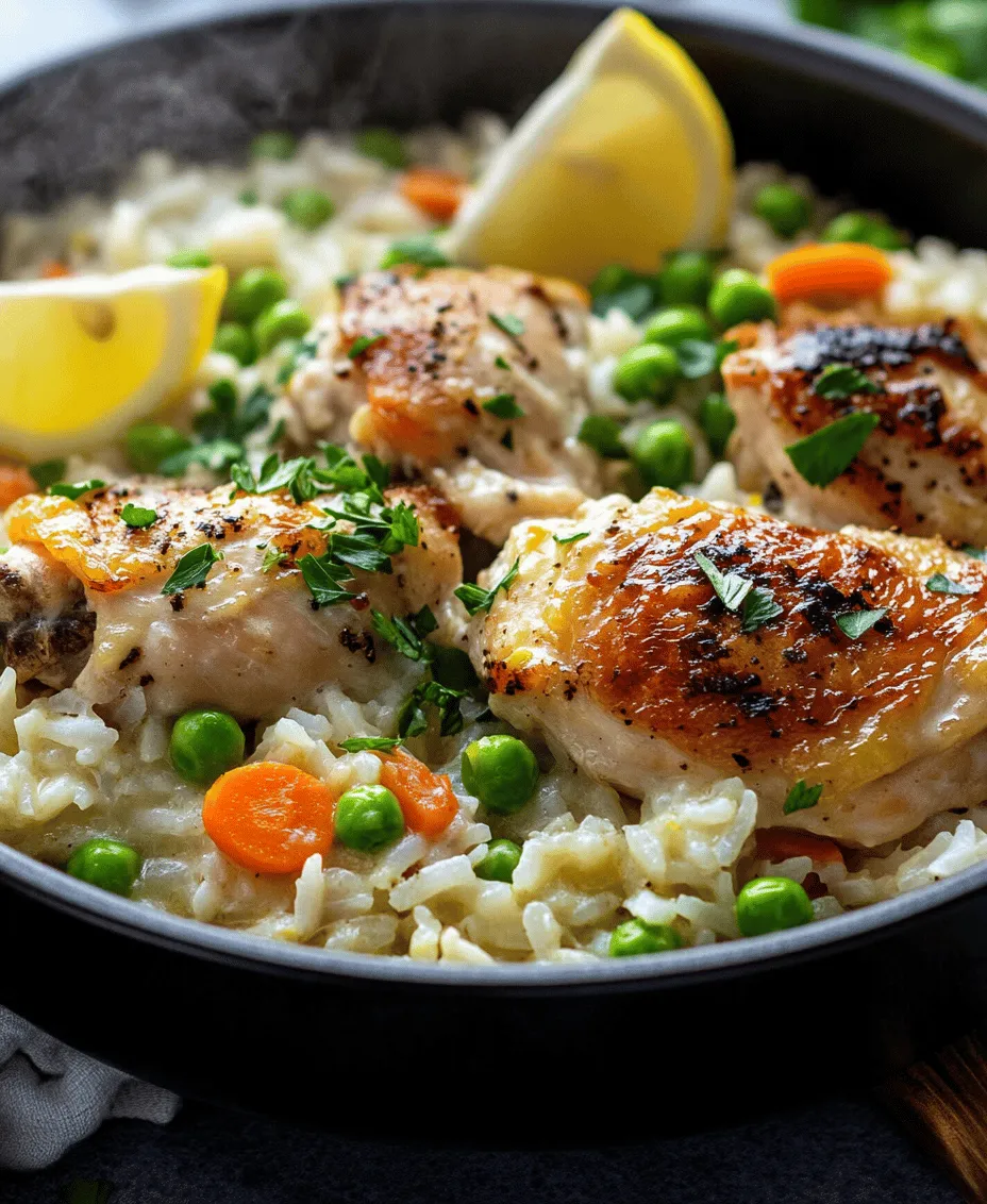 If you're searching for a weeknight dinner solution that combines flavor, nutrition, and simplicity, look no further than the One-Pot Creamy Chicken & Rice Delight. This comforting dish brings together tender pieces of chicken, fluffy rice, and a luscious creamy sauce, making it a family favorite that satisfies even the pickiest of eaters. The beauty of this recipe lies not just in its delightful taste but also in its convenience—everything cooks together in one pot, allowing for an easy cleanup and a stress-free cooking experience.