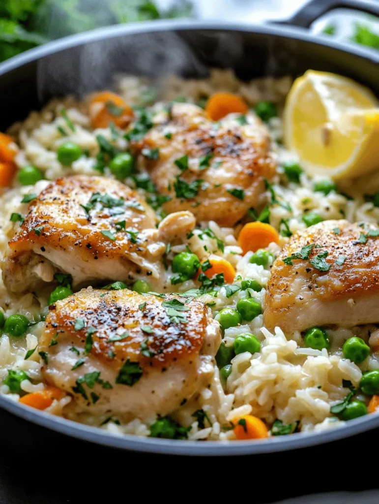If you're searching for a weeknight dinner solution that combines flavor, nutrition, and simplicity, look no further than the One-Pot Creamy Chicken & Rice Delight. This comforting dish brings together tender pieces of chicken, fluffy rice, and a luscious creamy sauce, making it a family favorite that satisfies even the pickiest of eaters. The beauty of this recipe lies not just in its delightful taste but also in its convenience—everything cooks together in one pot, allowing for an easy cleanup and a stress-free cooking experience.