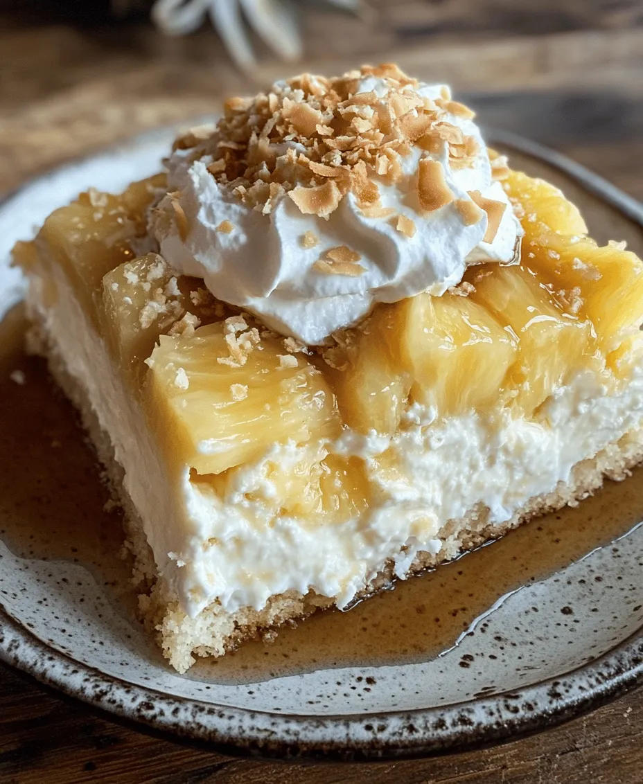 If you’re searching for a dessert that envelops your taste buds in a tropical paradise, look no further than the Juicy Pineapple Heaven Cake. This delightful confection combines the sweetness of ripe pineapples with a moist, fluffy texture that promises to transport you straight to a sun-kissed beach. With its vibrant tropical flavors, this cake is not just a treat for the palate; it’s a feast for the eyes, making it a stunning centerpiece for any occasion.