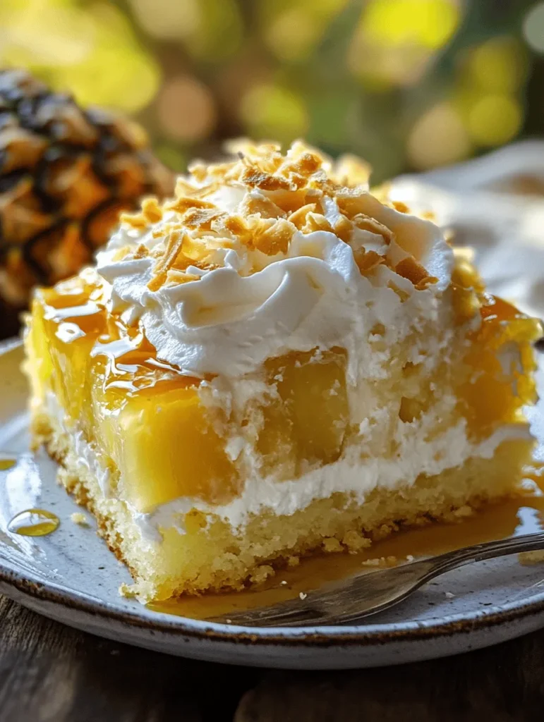 If you’re searching for a dessert that envelops your taste buds in a tropical paradise, look no further than the Juicy Pineapple Heaven Cake. This delightful confection combines the sweetness of ripe pineapples with a moist, fluffy texture that promises to transport you straight to a sun-kissed beach. With its vibrant tropical flavors, this cake is not just a treat for the palate; it’s a feast for the eyes, making it a stunning centerpiece for any occasion.