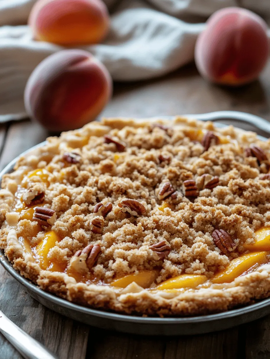 When you think of Southern cuisine, images of hearty dishes and comforting desserts spring to mind. One standout treat that embodies the essence of the South is the Southern Peach Crumb Cake. This delightful cake is not just a dessert; it's a celebration of seasonal flavors, family gatherings, and cherished memories. The Southern Peach Crumb Cake combines the moist, tender crumb of a cake with a crunchy, buttery topping, making it a favorite choice for summer gatherings, potlucks, or simply enjoying with a cup of coffee on a lazy afternoon.