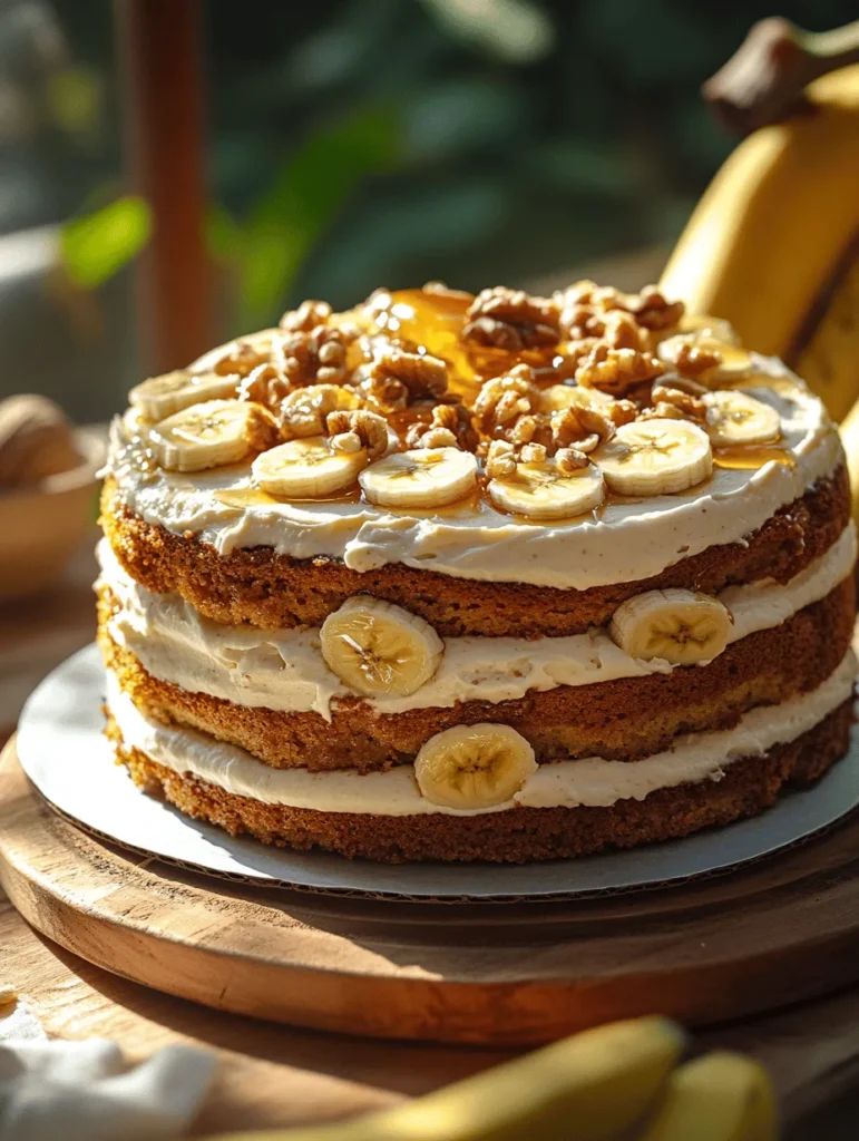 Banana walnut cake is not just a dessert; it's a delightful experience that combines the comforting flavors of ripe bananas and crunchy walnuts. This cake, with its moist texture and rich flavor profile, has won the hearts of many home bakers and dessert lovers alike. Whether you're enjoying a slice with your morning coffee or serving it at a family gathering, this cake brings a sense of warmth and nostalgia, evoking memories of homemade treats shared among loved ones.