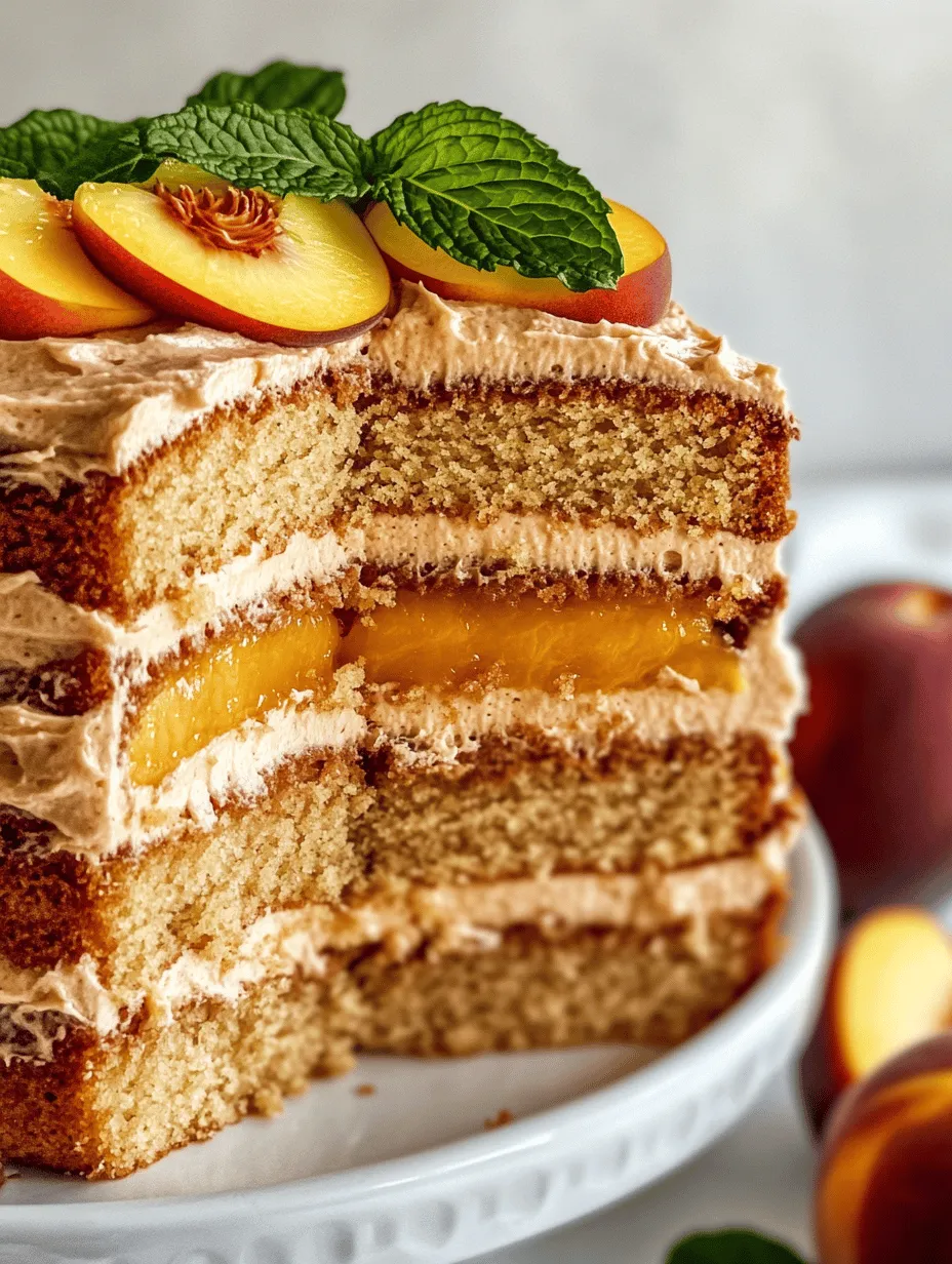 Layer cakes have an irresistible charm that makes them the star of any celebration. Whether it’s a birthday, wedding, or family gathering, a beautifully crafted layer cake commands attention and brings people together. Among the myriad of flavor combinations available, the Brown Sugar Layer Cake with Peach Filling stands out as a delicious and sophisticated choice. With its moist and tender crumb, complemented by the fresh sweetness of ripe peaches, this cake is a delightful treat that is sure to impress your guests.