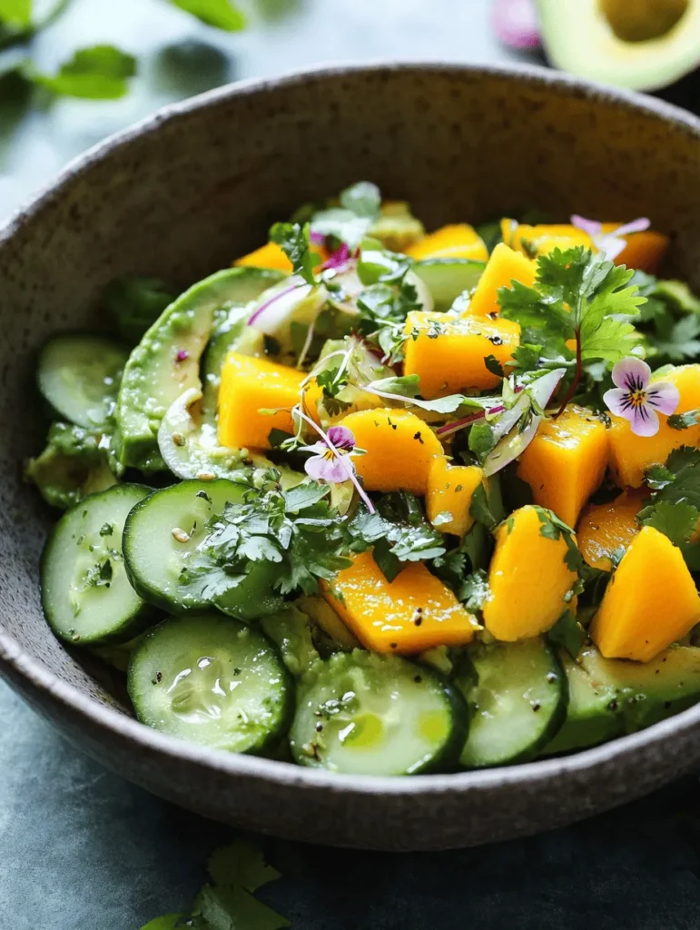 If you're searching for a refreshing, nutritious, and visually stunning dish to impress your guests or indulge in as a healthy snack, look no further than Chilled Avocado and Mango Delight. This delightful recipe beautifully marries the creamy texture of ripe avocados with the tropical sweetness of fresh mangoes, creating a dish that is not only delicious but also packed with health benefits. The vibrant colors and contrasting flavors make it an ideal starter for summer gatherings, picnics, or even as a light snack to enjoy throughout the day.
