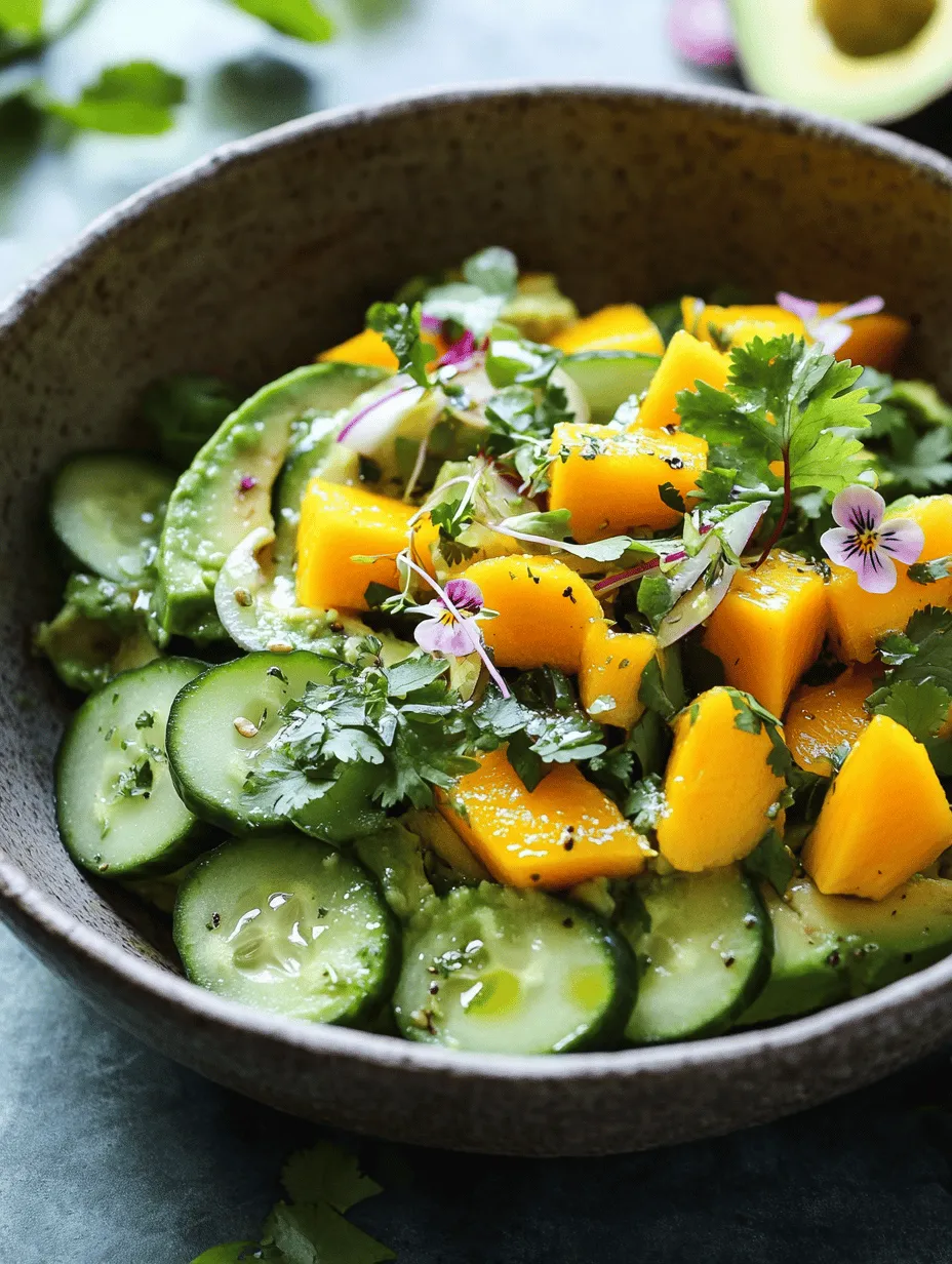 If you're searching for a refreshing, nutritious, and visually stunning dish to impress your guests or indulge in as a healthy snack, look no further than Chilled Avocado and Mango Delight. This delightful recipe beautifully marries the creamy texture of ripe avocados with the tropical sweetness of fresh mangoes, creating a dish that is not only delicious but also packed with health benefits. The vibrant colors and contrasting flavors make it an ideal starter for summer gatherings, picnics, or even as a light snack to enjoy throughout the day.