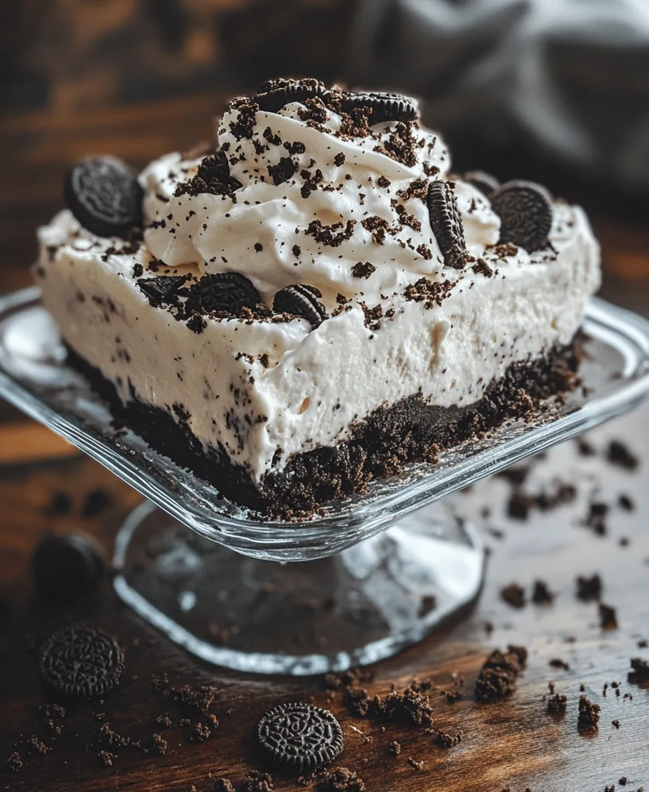 Oreo Dream Delight is a no-bake dessert that tantalizes the taste buds with its rich and creamy layers, making it the perfect indulgence for any occasion. Whether you're hosting a family gathering, celebrating a birthday, or simply treating yourself, this dessert provides a delightful escape into a world of flavor and texture. With its combination of chocolatey Oreos, luscious cream cheese, and creamy pudding, it's no wonder that Oreo Dream Delight has become a favorite among dessert lovers.