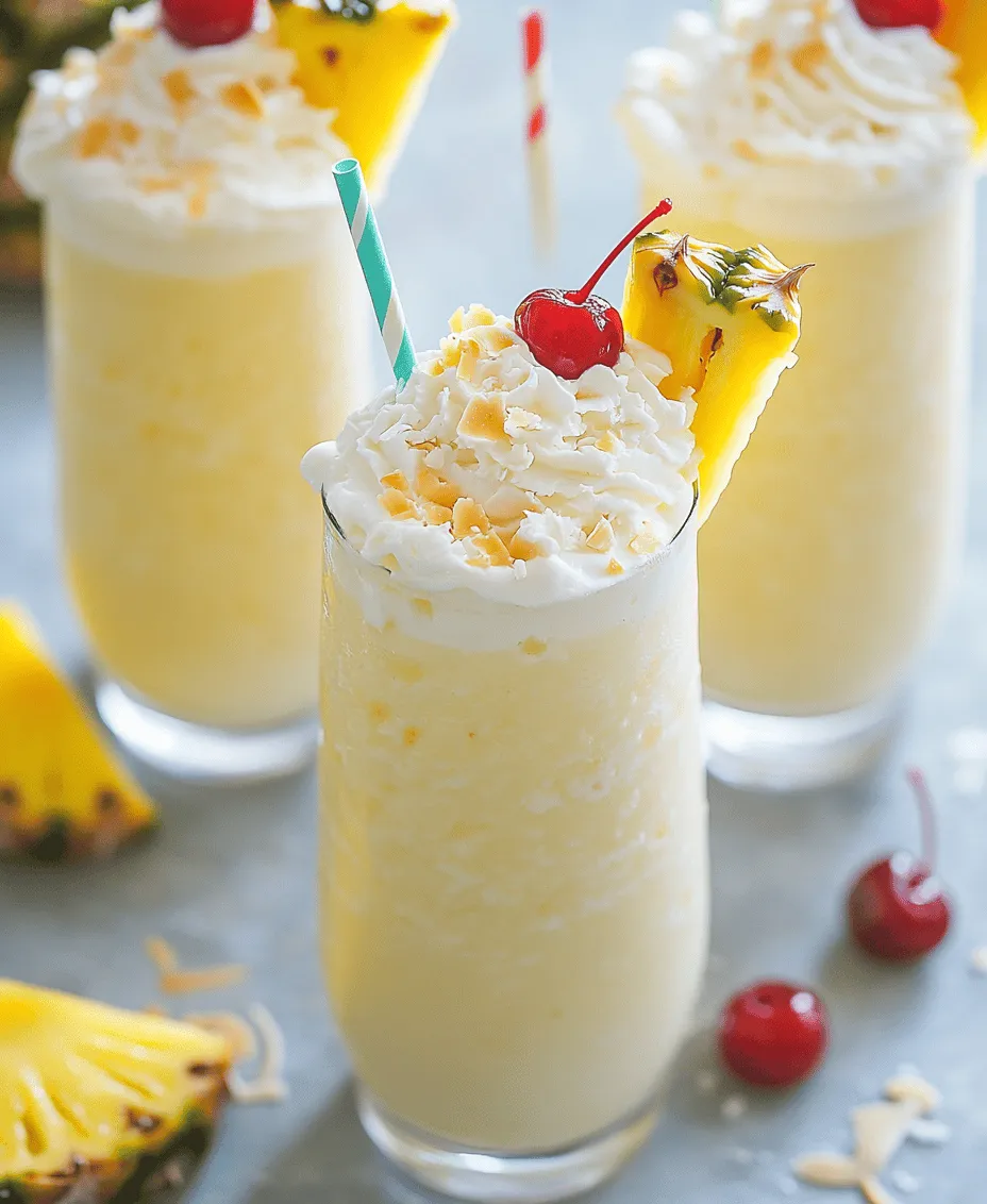 Imagine the sun-soaked beaches of the Caribbean, where the gentle sound of waves lapping at the shore harmonizes with the sweet, tropical aroma of ripe pineapples and creamy coconut. This blissful experience is encapsulated in the delightful Tropical Bliss Pina Colada Milkshake, a concoction that marries the refreshing qualities of a classic milkshake with the exotic flavors of a traditional pina colada. This milkshake is not just a treat; it's a mini-vacation in a glass, perfect for cooling down on a hot day or simply indulging in a moment of bliss.