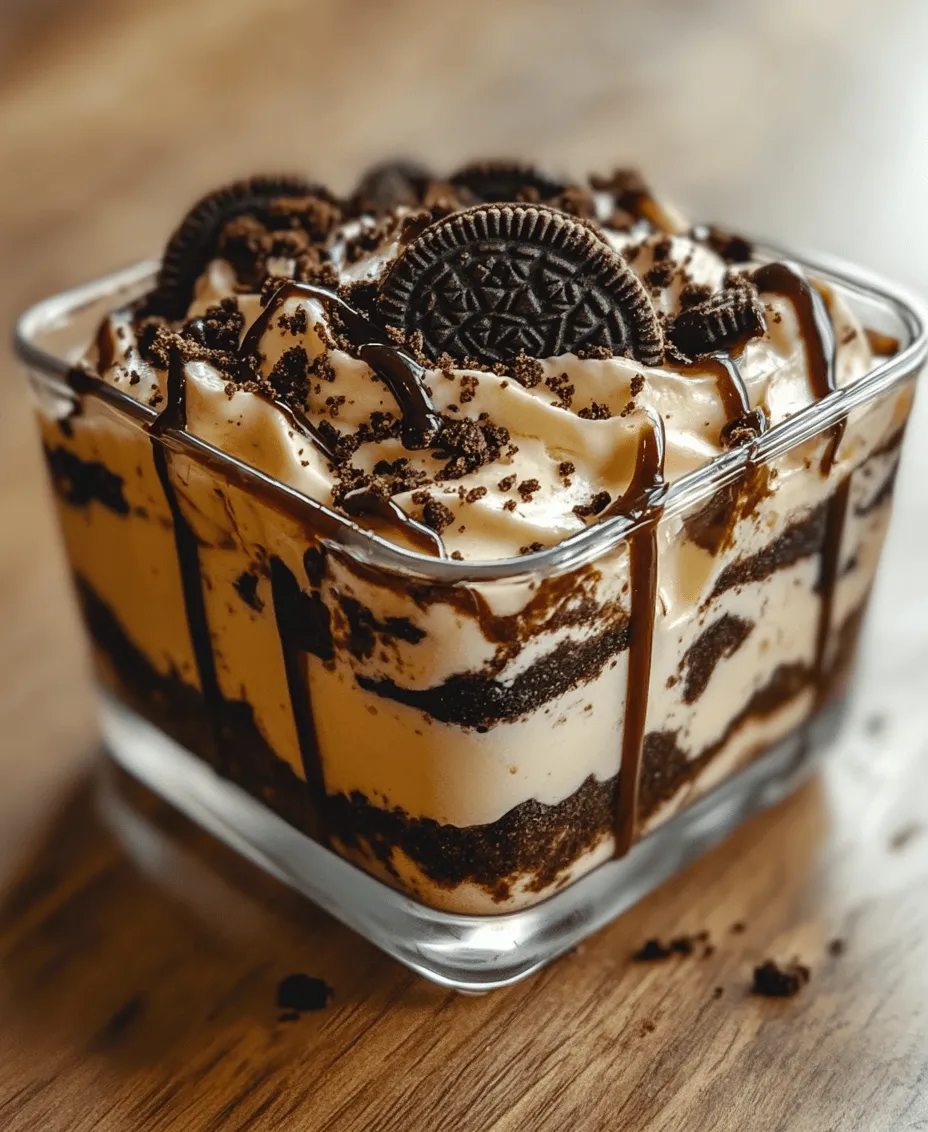 Oreo Pudding Delight is a dessert that has captured the hearts of many, becoming a go-to choice for those seeking a sweet treat that combines the flavors of creamy vanilla pudding and crunchy chocolate cookies. This no-bake dessert is not just easy to prepare; it’s also incredibly versatile, making it perfect for various occasions. Whether you’re hosting a family gathering, celebrating a birthday, or simply satisfying a sweet craving, Oreo Pudding Delight is sure to impress both friends and family alike.