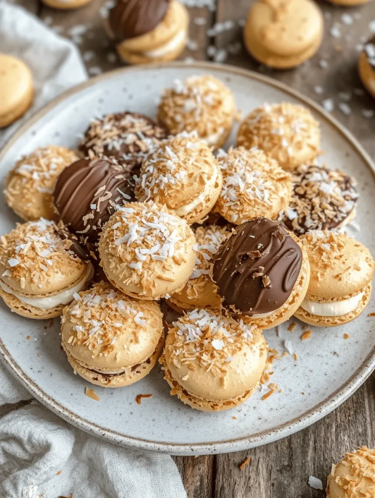 Coconut macarons are a delightful treat that effortlessly combines the chewy texture of coconut with the airy lightness of meringue. These small, sweet confections have gained immense popularity worldwide, often gracing dessert tables at celebrations, tea parties, and holiday gatherings. Their unique flavor and satisfying mouthfeel make them a favorite among coconut lovers and dessert enthusiasts alike.
