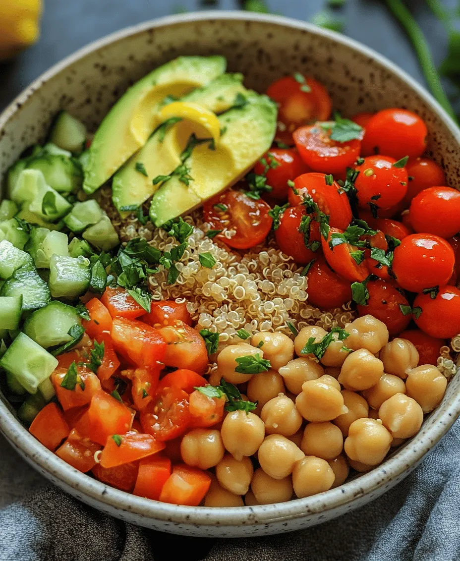 To truly enjoy the Quinoa & Chickpea Power Bowl, it's crucial to prepare the quinoa correctly. Start by rinsing the quinoa under cold water using a fine-mesh sieve. This step helps to remove the natural coating called saponin, which can impart a bitter flavor to the grains. Rinsing also ensures that your quinoa is clean and ready for cooking.
