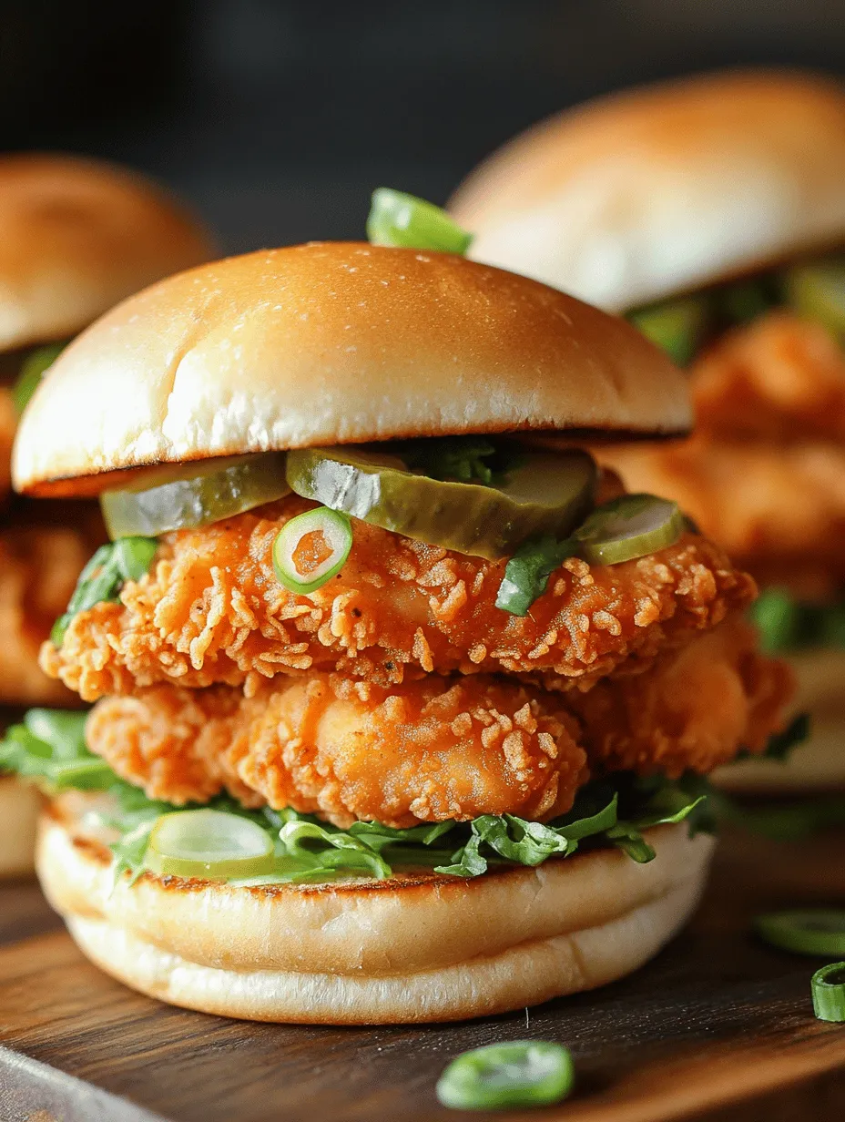 If you’re looking for a dish that perfectly combines crispy, juicy chicken with a spicy kick, then look no further than Bang Bang Chicken Sliders. These mouthwatering sliders have surged in popularity, not just in restaurants but also as a go-to recipe for home cooks looking to impress at their next gathering. The appeal of sliders lies in their versatility; they can be served as appetizers, party snacks, or even as a main course. With each bite delivering a delightful crunch followed by a burst of flavor, Bang Bang Chicken Sliders are sure to become a favorite in your culinary repertoire.