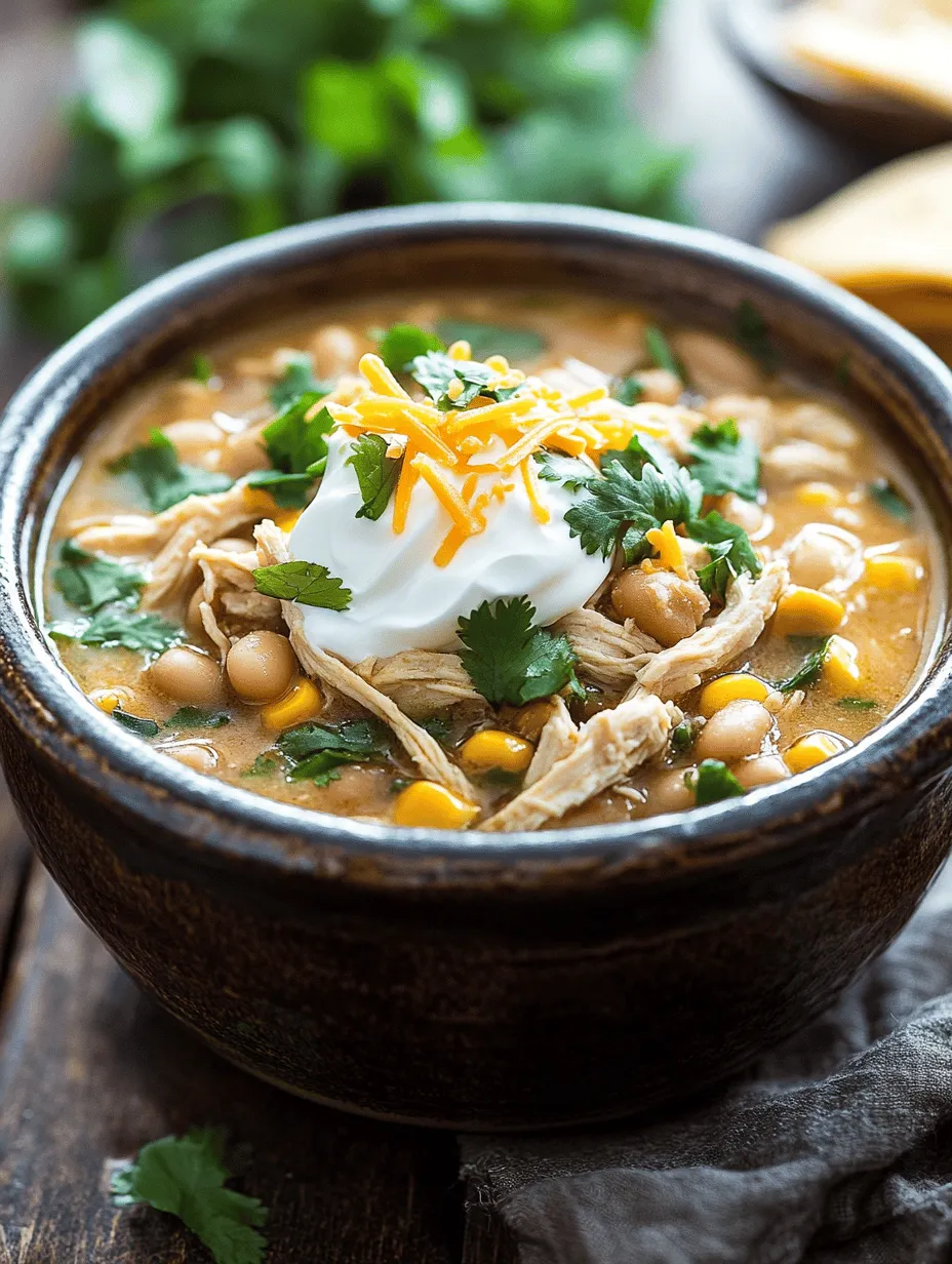 In the world of comfort food, few dishes can rival the heartwarming embrace of a warm bowl of chili. Our Savory Crockpot White Chicken Chili Delight stands out as a delightful option that not only warms the soul but also tantalizes the taste buds with its unique blend of flavors. This dish is the epitome of convenience and taste, making it an ideal meal for any occasion—be it a family dinner, a gathering with friends, or a cozy night in.