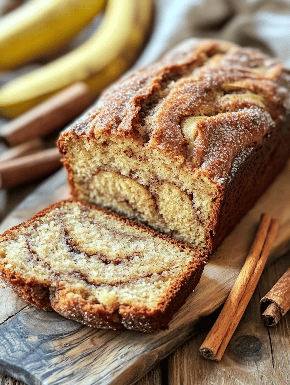 To achieve the best results with your cinnamon swirl banana bread, it's essential to understand the role of each ingredient. Let’s take a closer look at the key components that contribute to the flavor and texture of this delightful loaf.