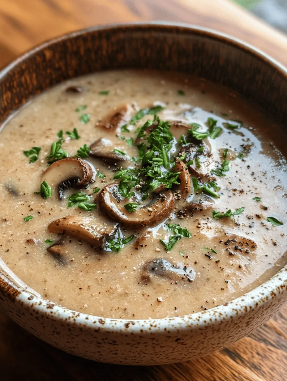 To create a truly exceptional creamy woodland mushroom soup, understanding the ingredients and their roles in the dish is essential. Let’s take a closer look at the key components that come together to create this flavorful delight.